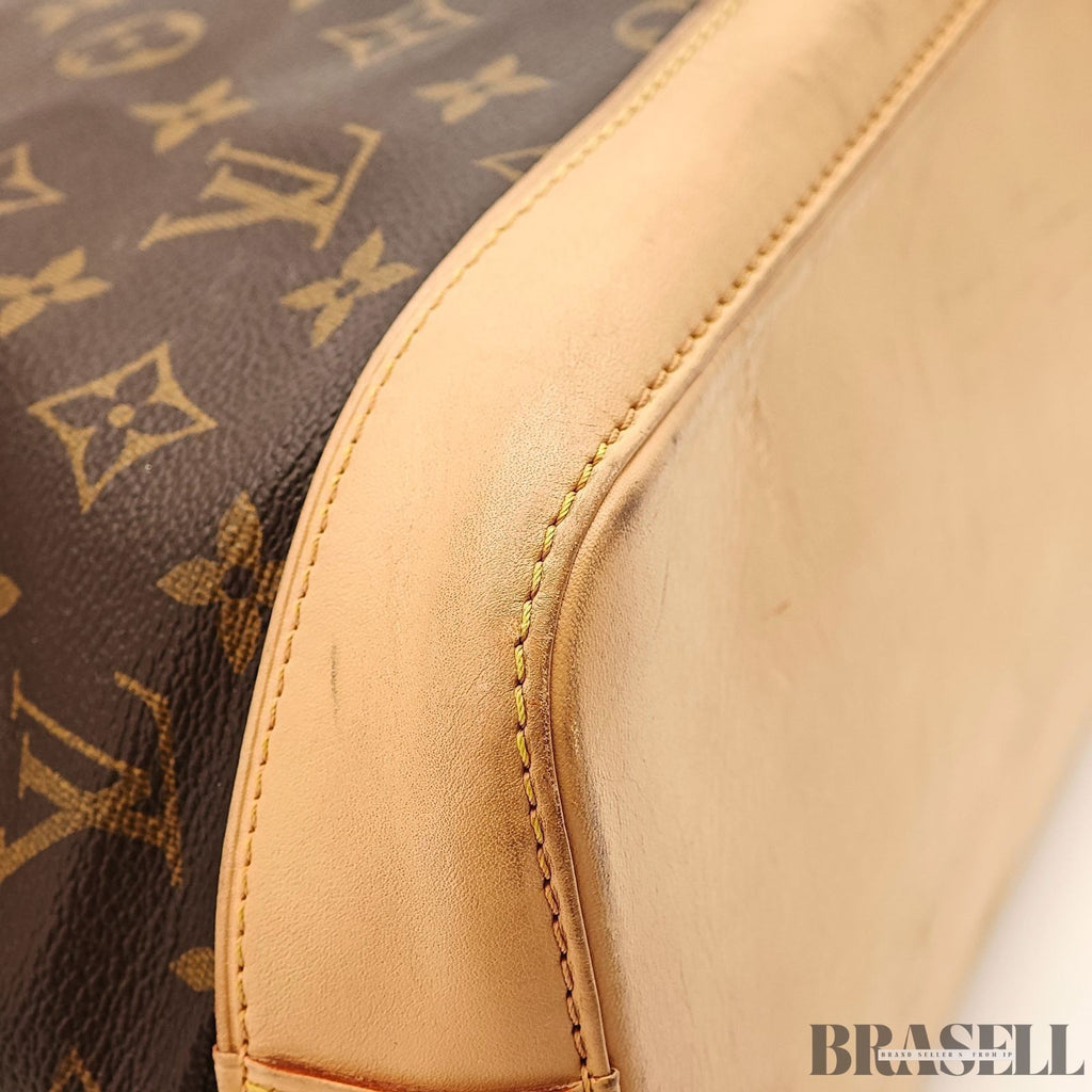 Louis Vuitton Lockit Horizontal Tote Bag M40104 Monogram Canvas Leather Brown