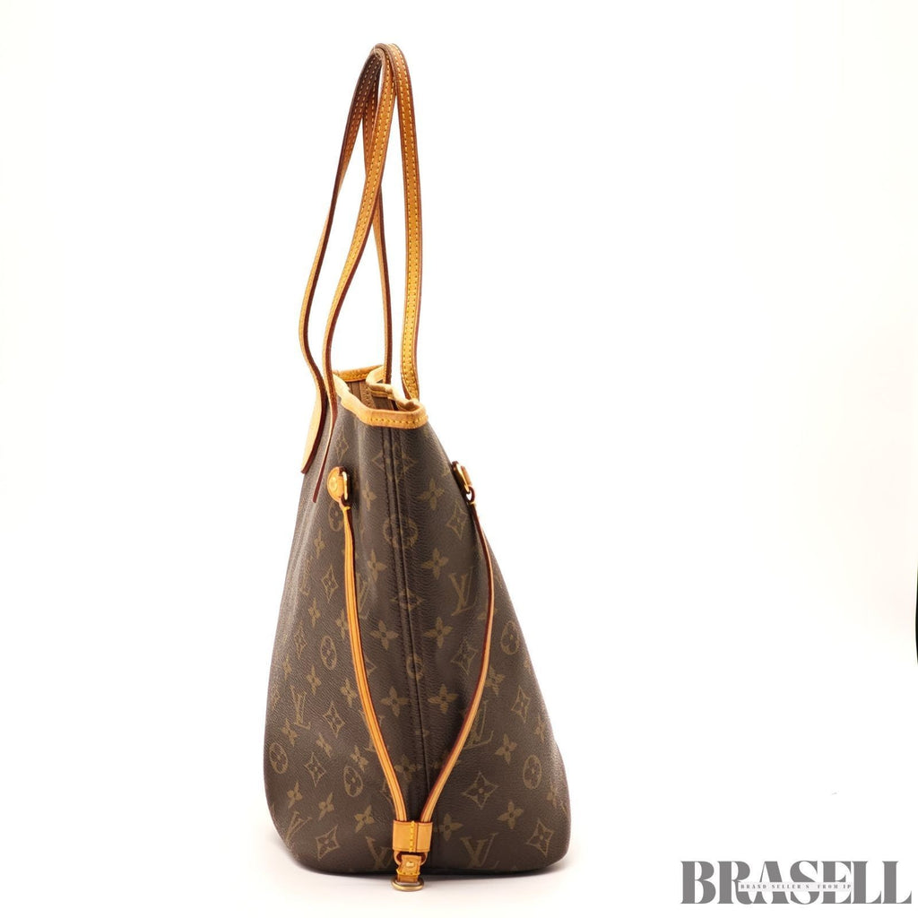 Louis Vuitton Monogram Neverfull MM M40995 Tote Bag Handbag Brown Women