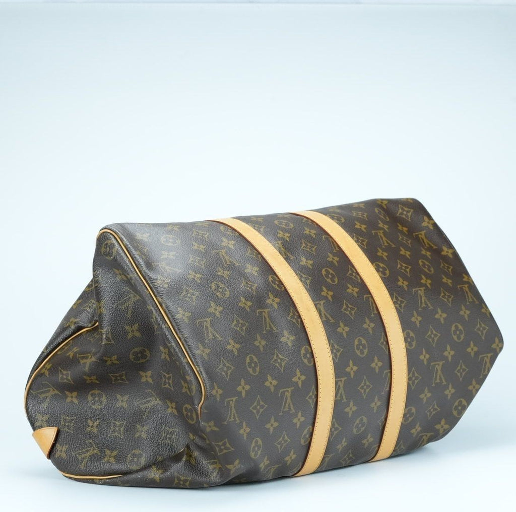 LOUIS VUITTON Keepall 45 M41428 Boston Bag Travel Bag Brown Large Capacity