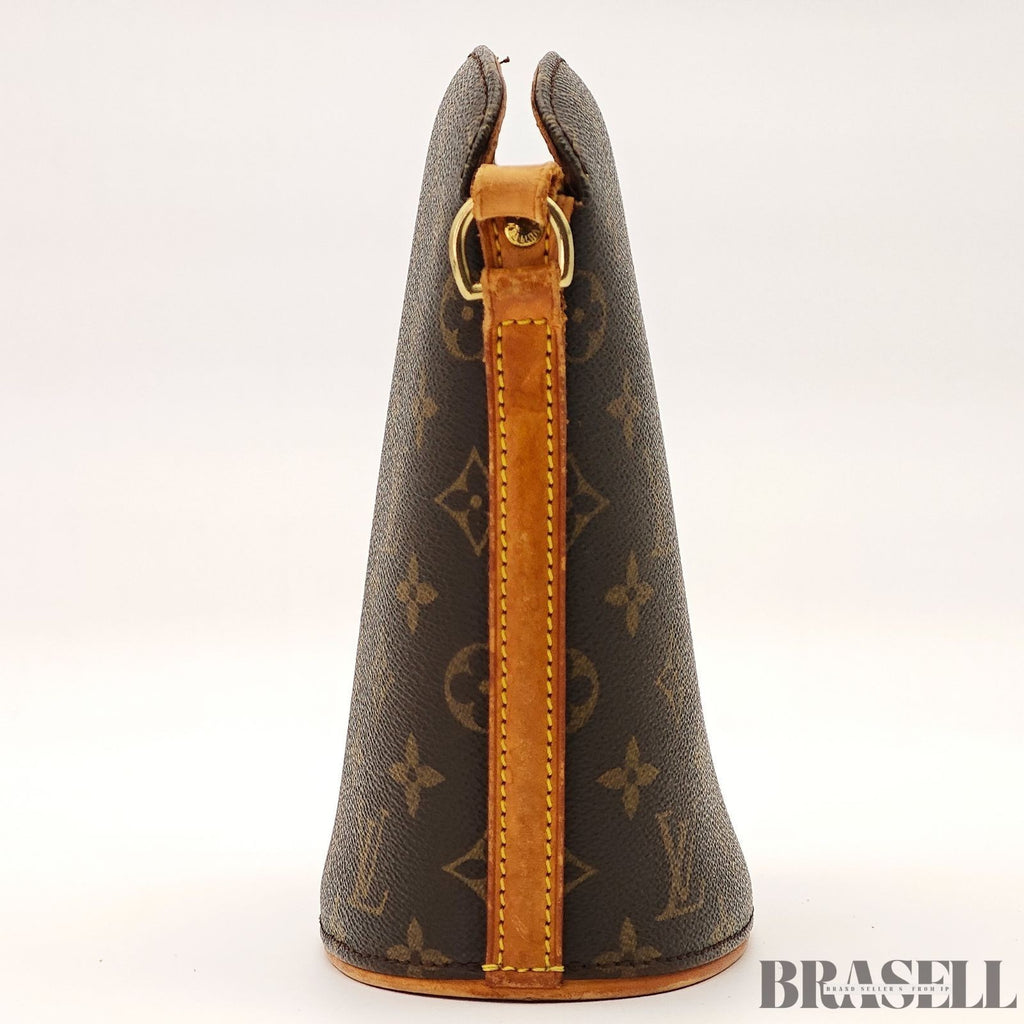 Louis Vuitton Monogram Drouot M51290 Shoulder Bag Crossbody Leather Brown Women