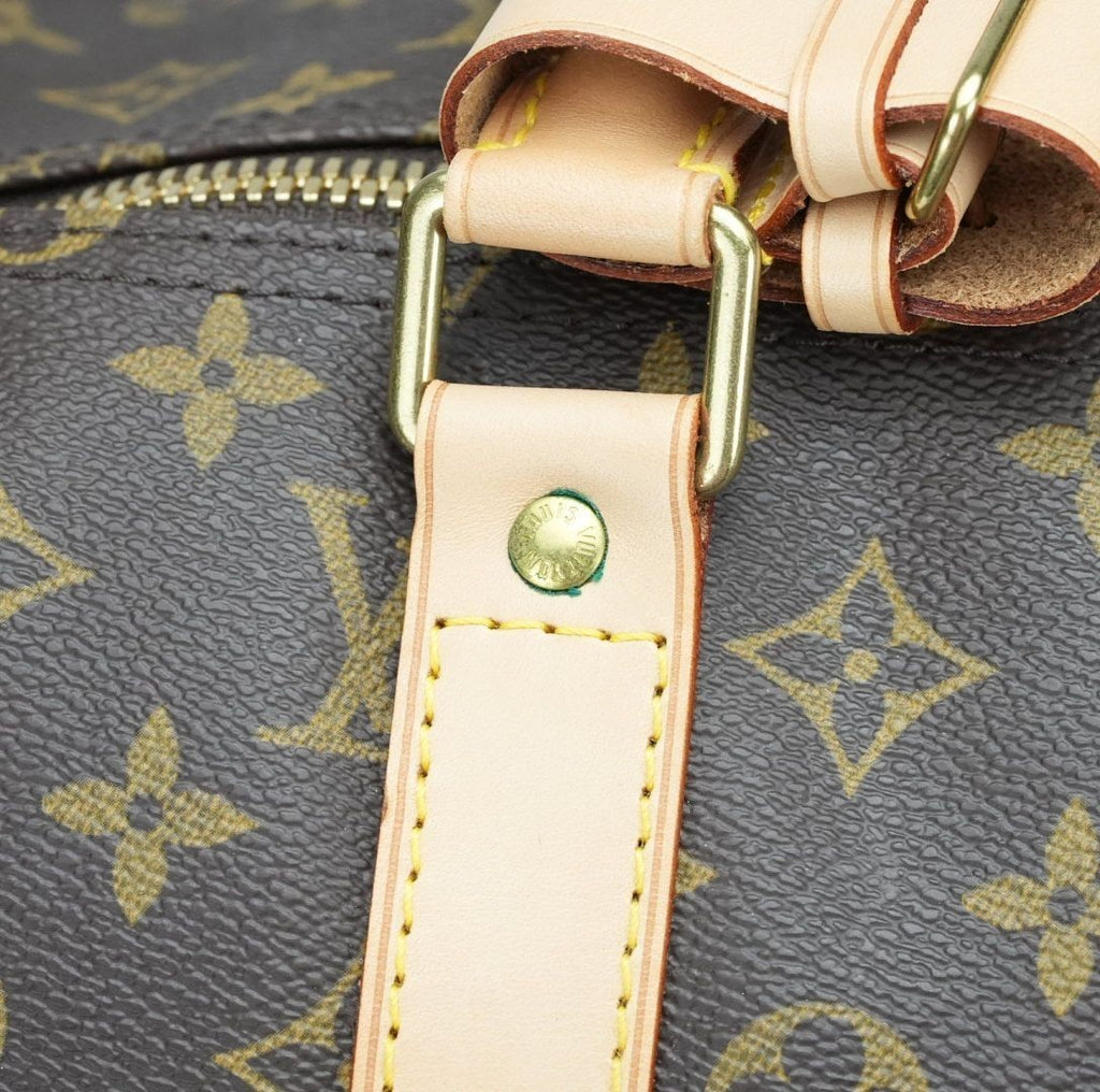 LOUIS VUITTON Keepall 55 M41416 Boston Bag Travel Bag Brown Large Capacity
