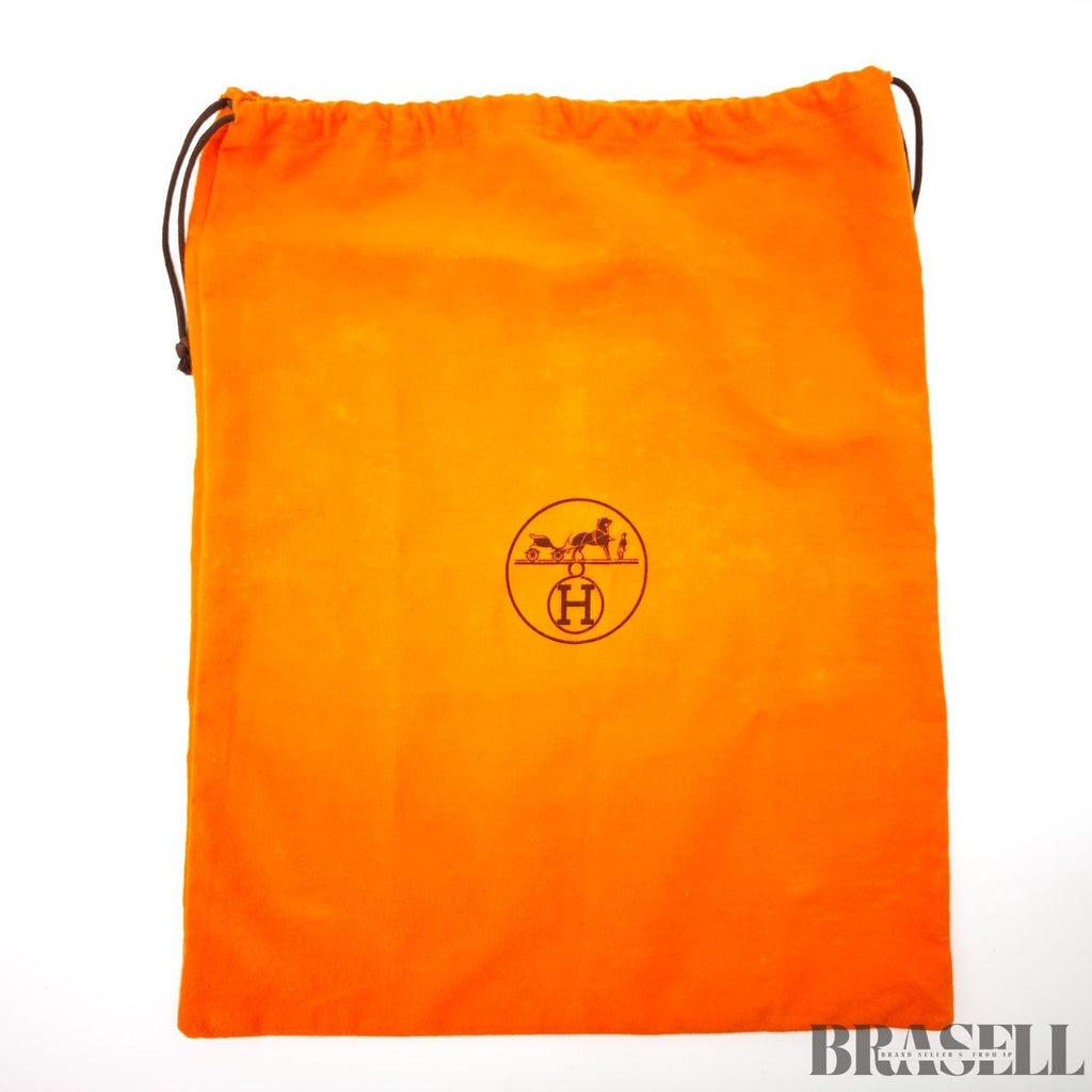 HERMES Evelyn 2 GM Punching H logo Shoulder Bag Brown w/Box Dust Bag Strap