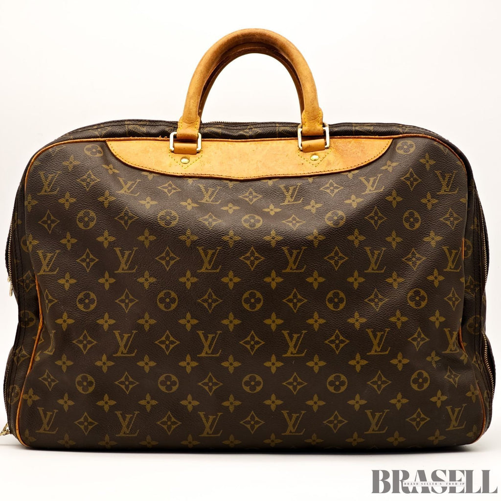Louis Vuitton Monogram Alizé 24H M41399 Handbag Large Capacity Boston Bag Brown