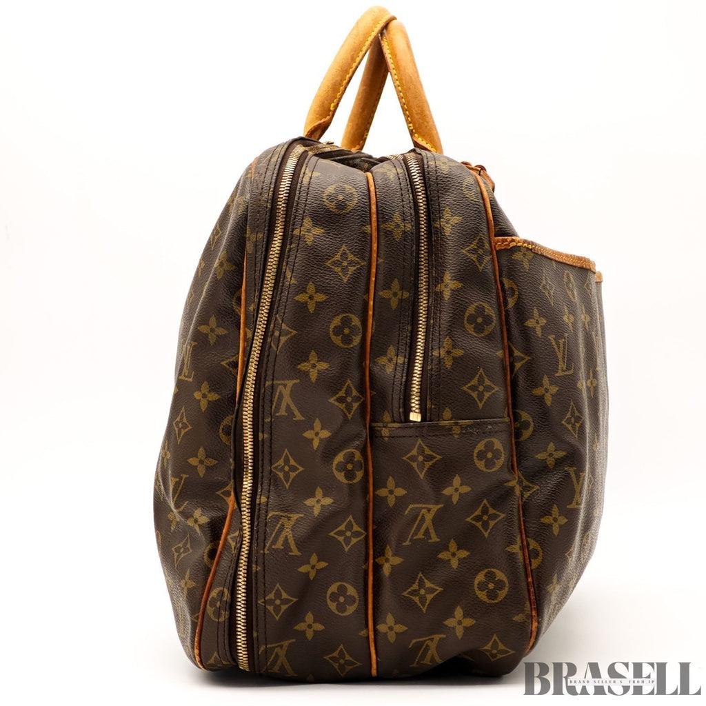 Louis Vuitton Monogram Alizé 24H M41399 Handbag Large Capacity Boston Bag Brown