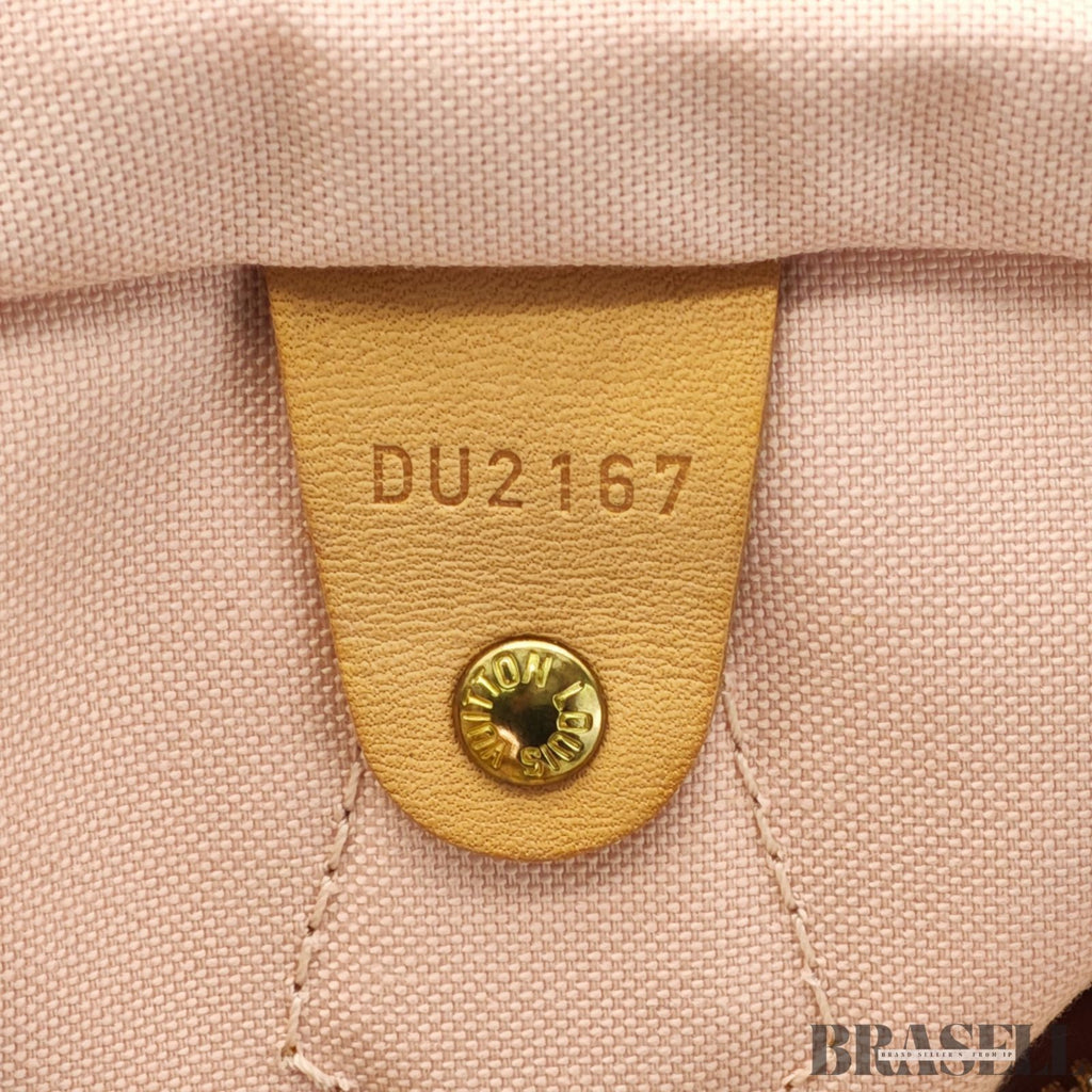 Louis Vuitton Speedy Bandoulière 30 Tahiti N41052 2Way Handbag Ivory Pink