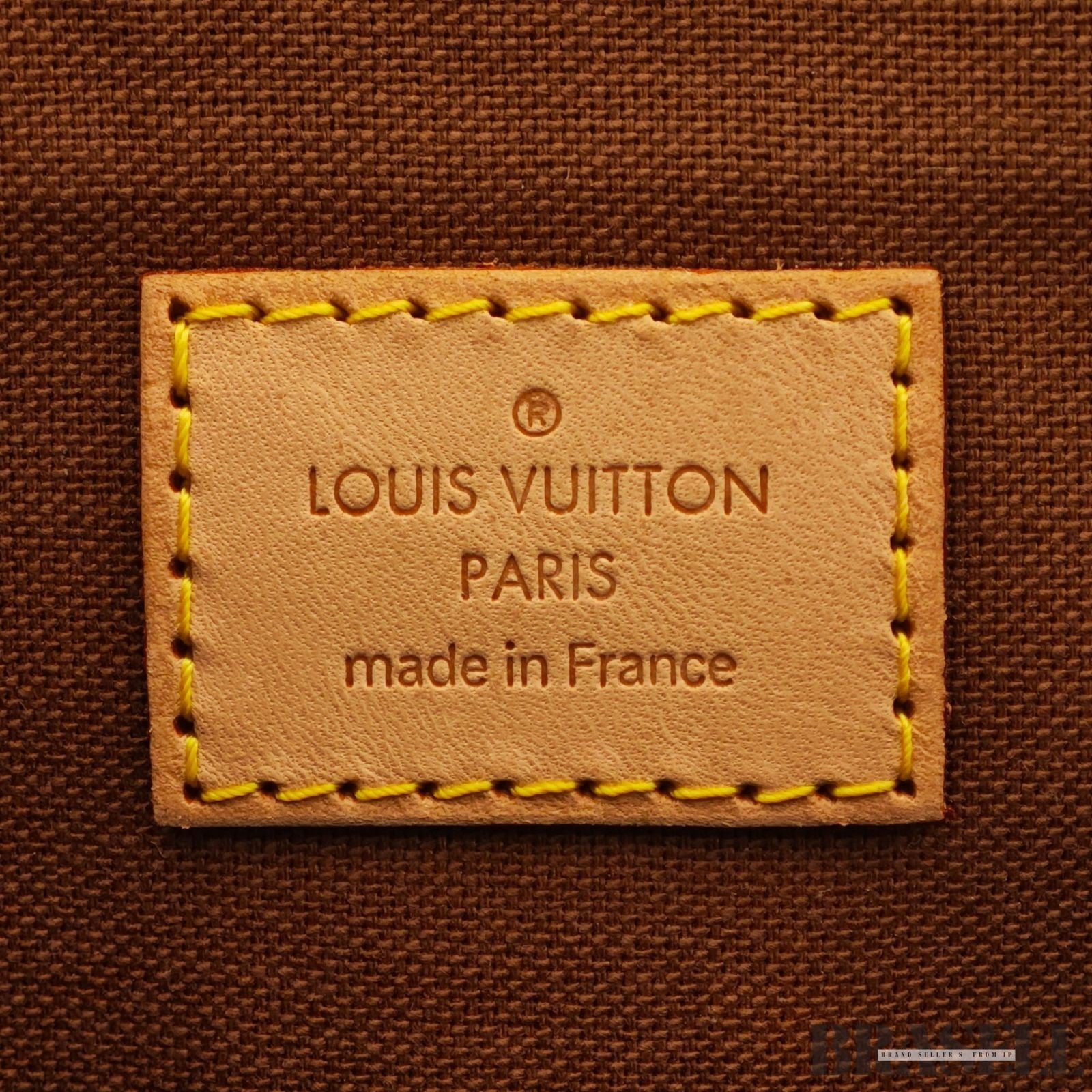 Authentic Louis Vuitton Monogram Popincourt Tote bag M40007 Canvas Brown