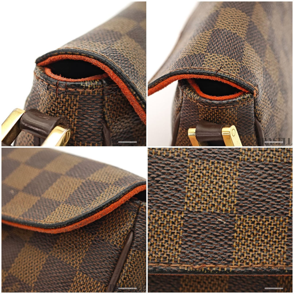 Louis Vuitton Damier Recoleta Handbag One Shoulder Bag Brown Women N51299