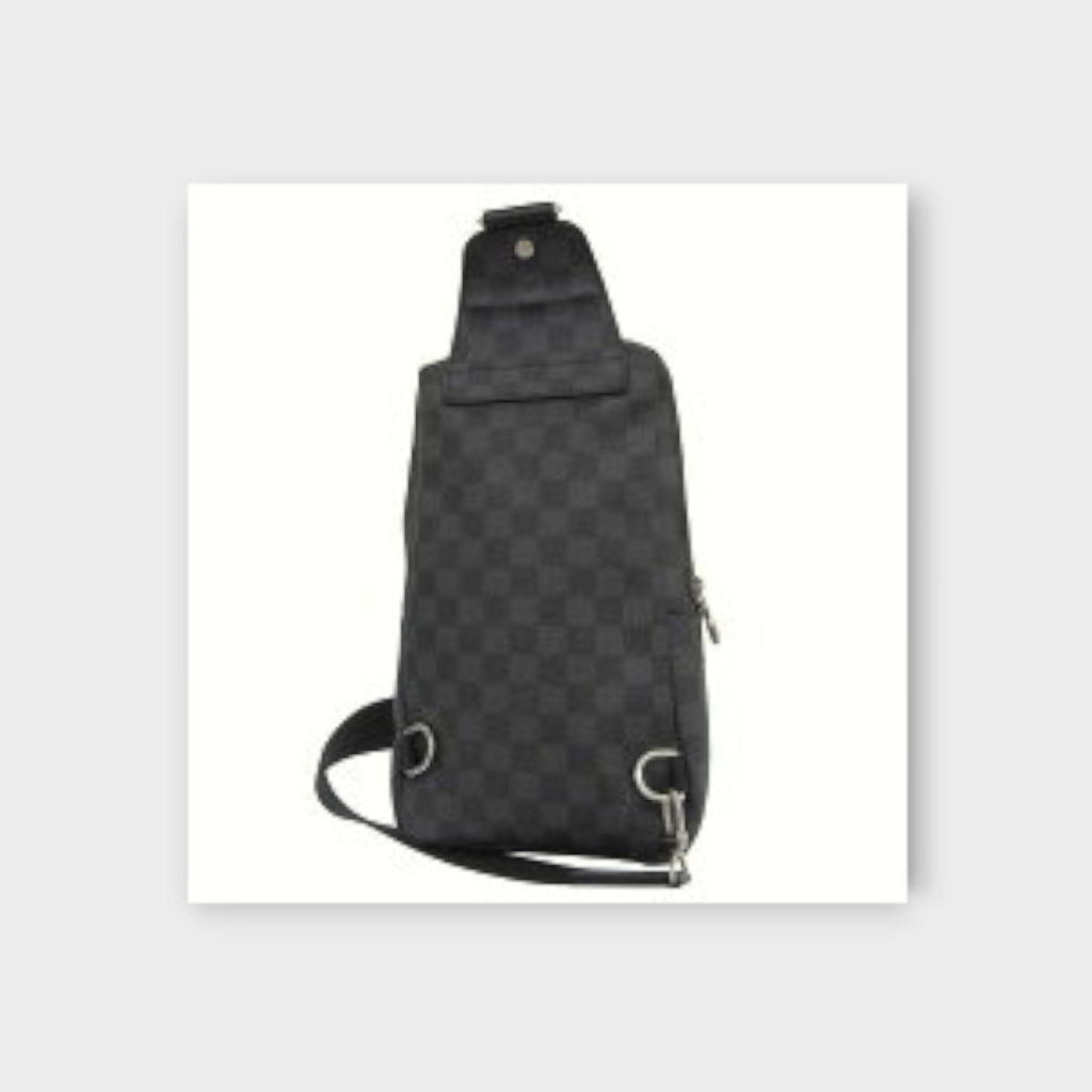Louis Vuitton Damier Graphite Sling Bag Body Bag Damier Graphite N41719 Black【A】