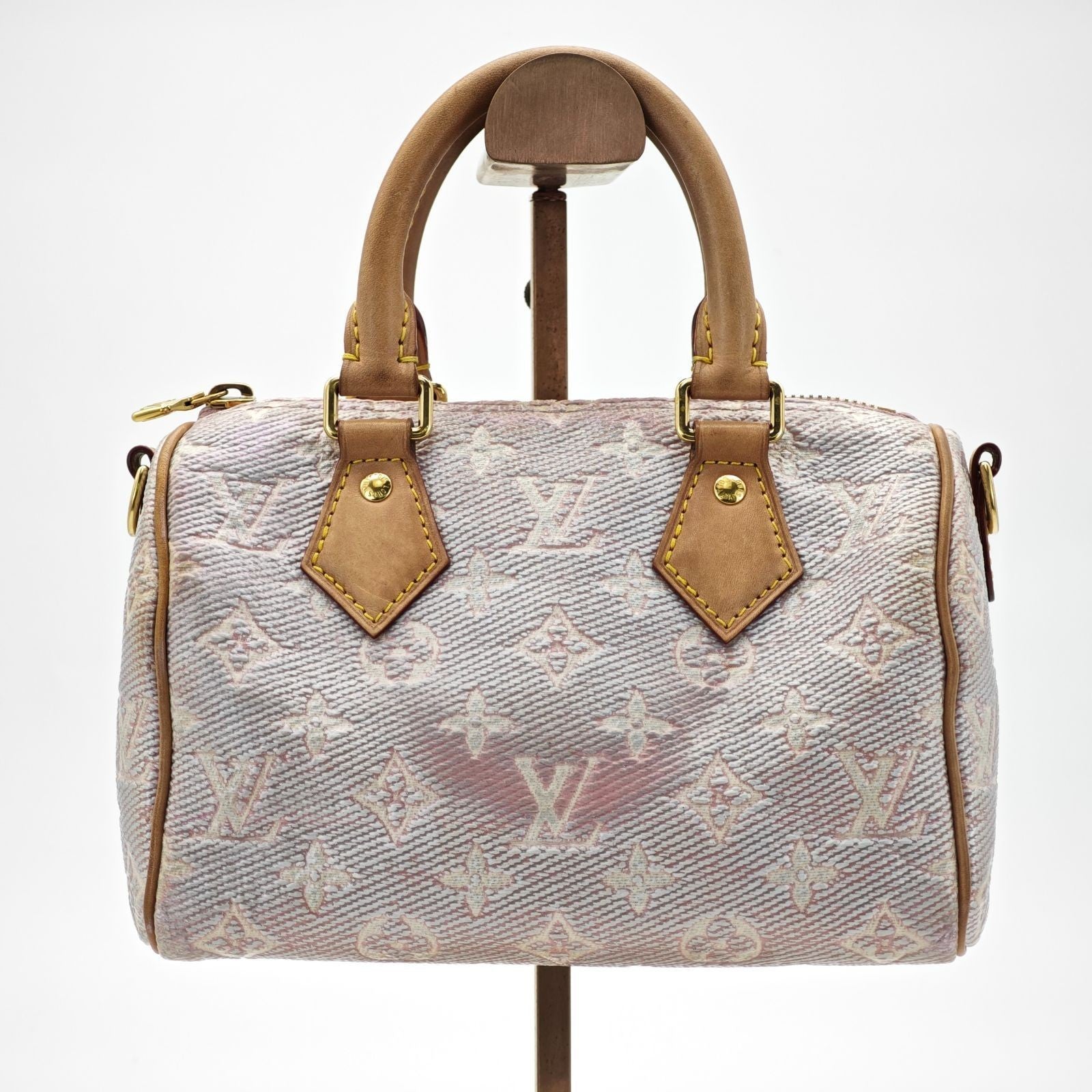 LOUIS VUITTON Monogram Denim Nano Speedy M81213 2-Way Shoulder Bag/Handbag