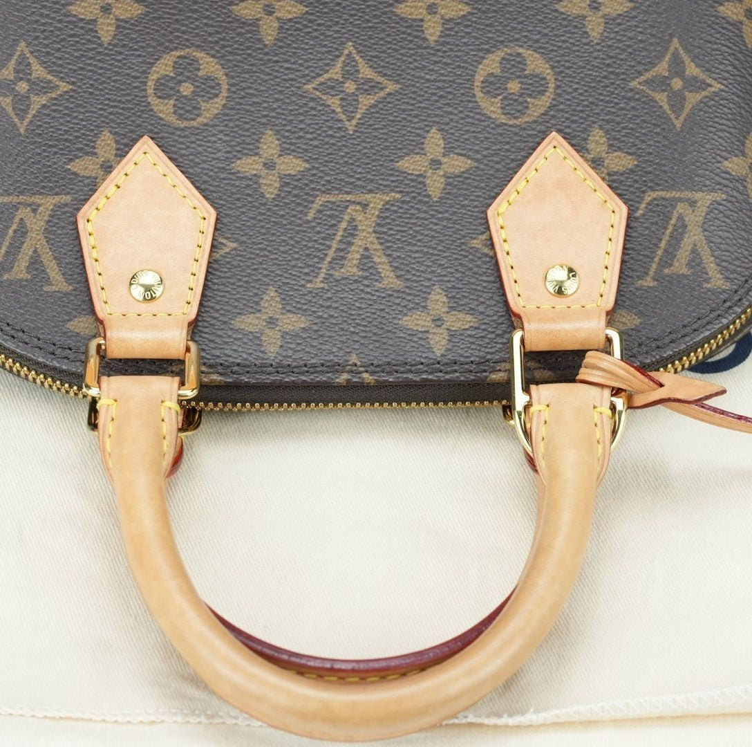 LOUIS VUITTON Monogram Alma BB Handbag M53152 Padlock Key