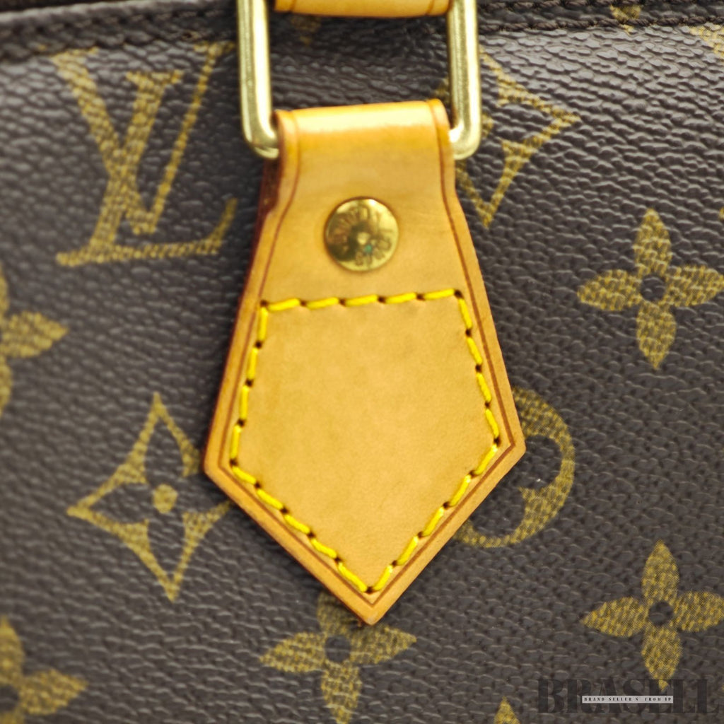 LOUIS VUITTON Monogram Alma PM M53151 Handbag Brown with Padlock