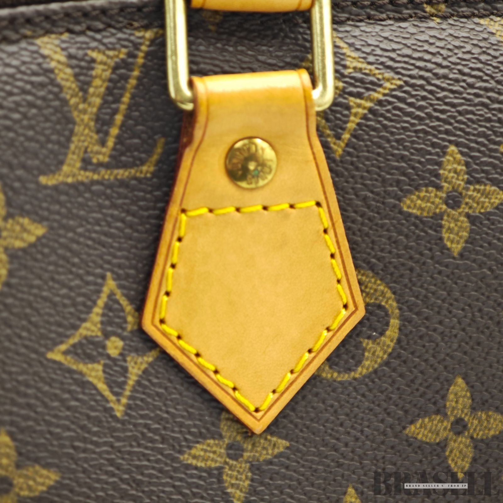 LOUIS VUITTON Monogram Alma PM M53151 Handbag Brown with Padlock