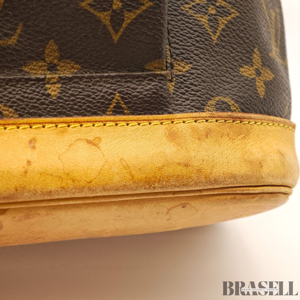 Louis Vuitton Monsigny GM M51135 Bag Backpack Brown Monogram Canvas Unisex