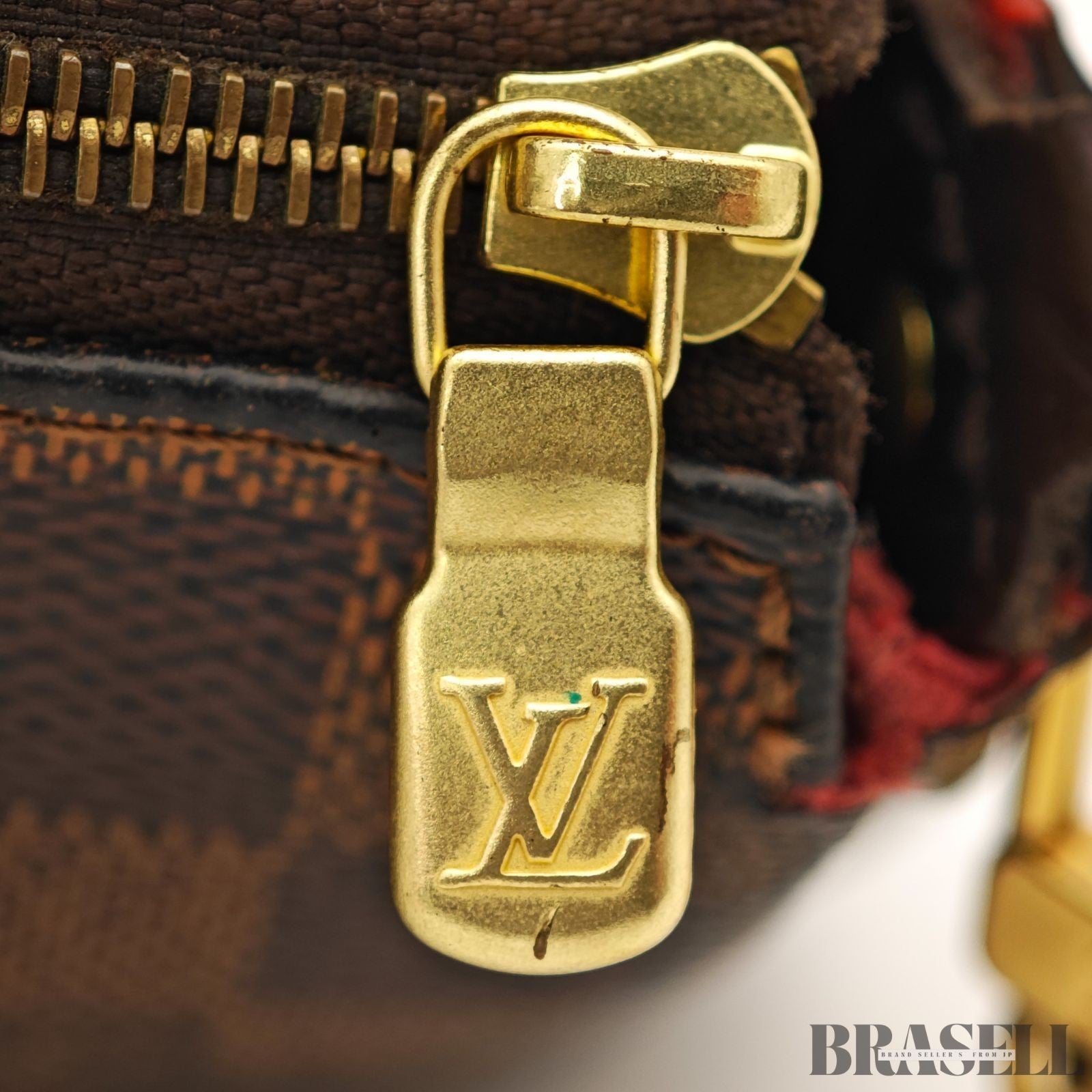 Louis Vuitton Damier Eva Hand Bag Damier Ebene N55213 Brown Compact