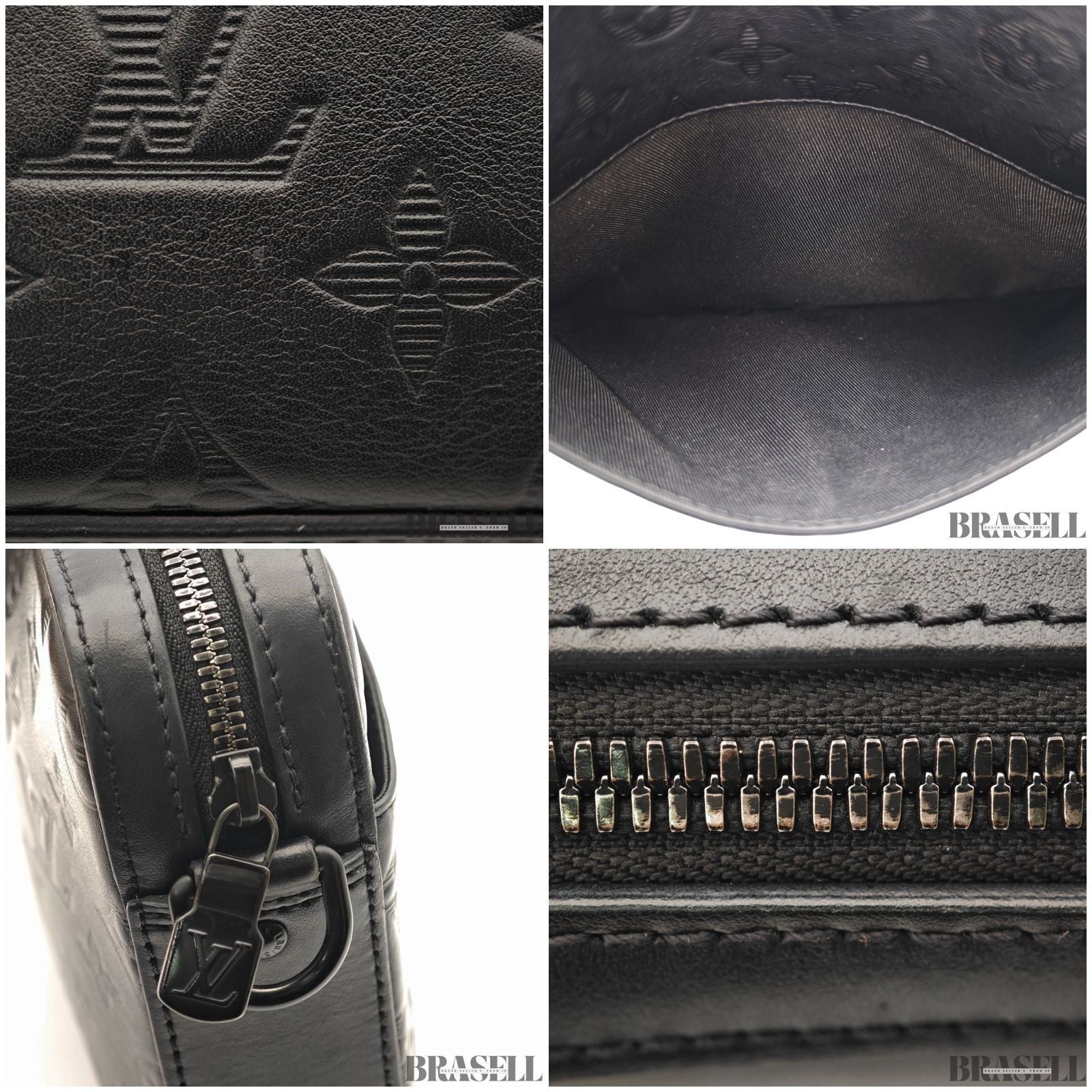 LOUIS VUITTON Duo Messenger Bag M69827 Black Monogram Eclipse Shoulder Bag