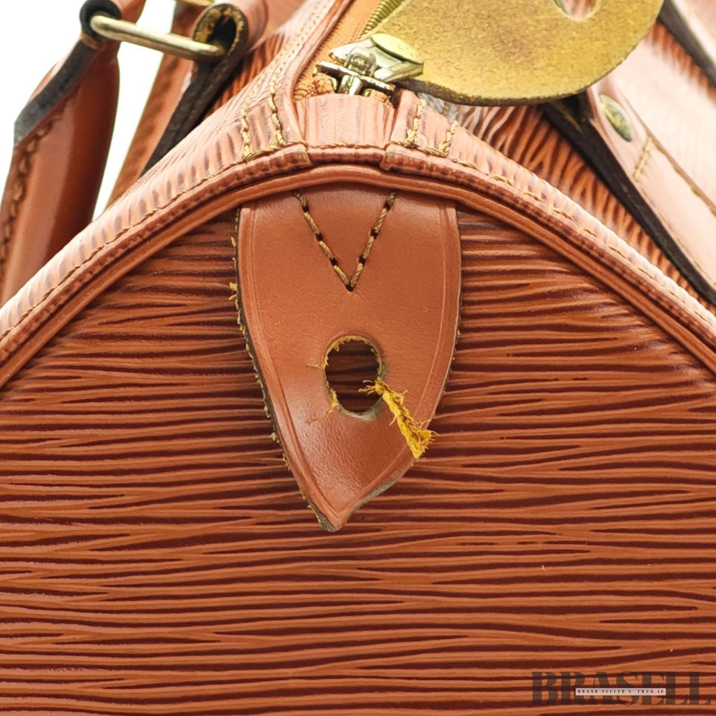 Louis Vuitton Epi Speedy 30 Brown M43003 Leather Brown Handbag Woman