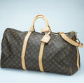 LOUIS VUITTON Keepall 55 M41416 Boston Bag Travel Bag Brown Large Capacity