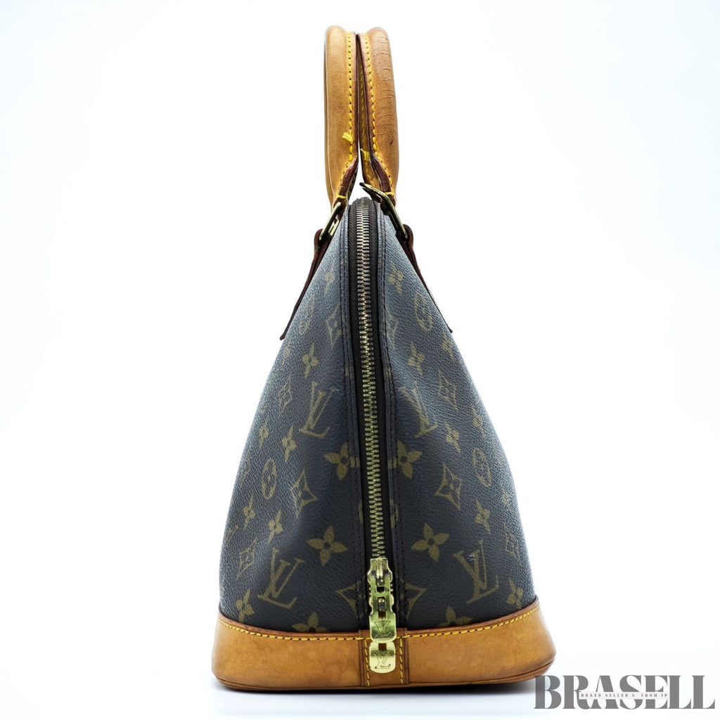 LOUIS VUITTON Alma PM M51130 Monogram Brown Top Handle Handbag Women’s