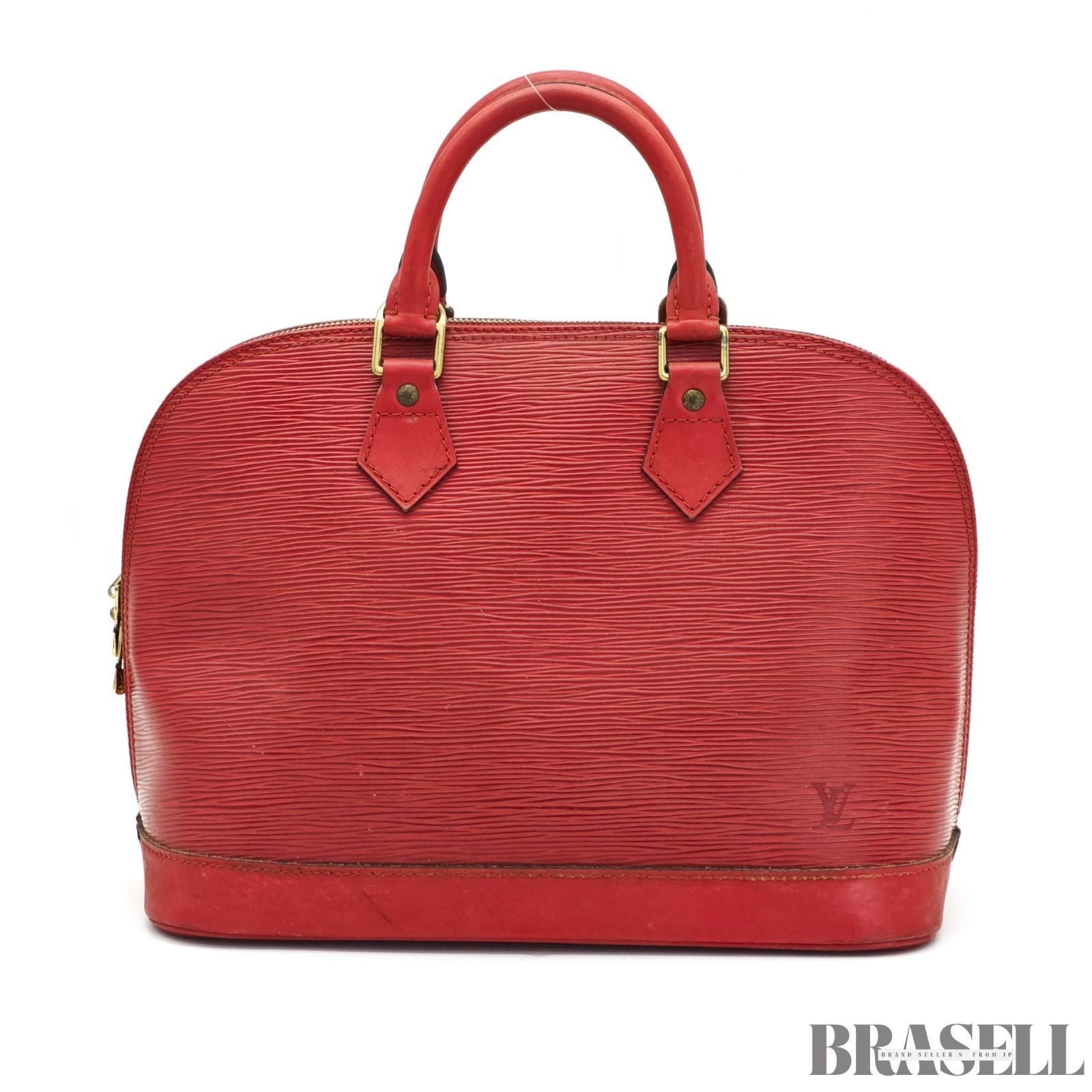 LOUIS VUITTON Alma PM M52147 Red Epi Leather Handbag Women’s