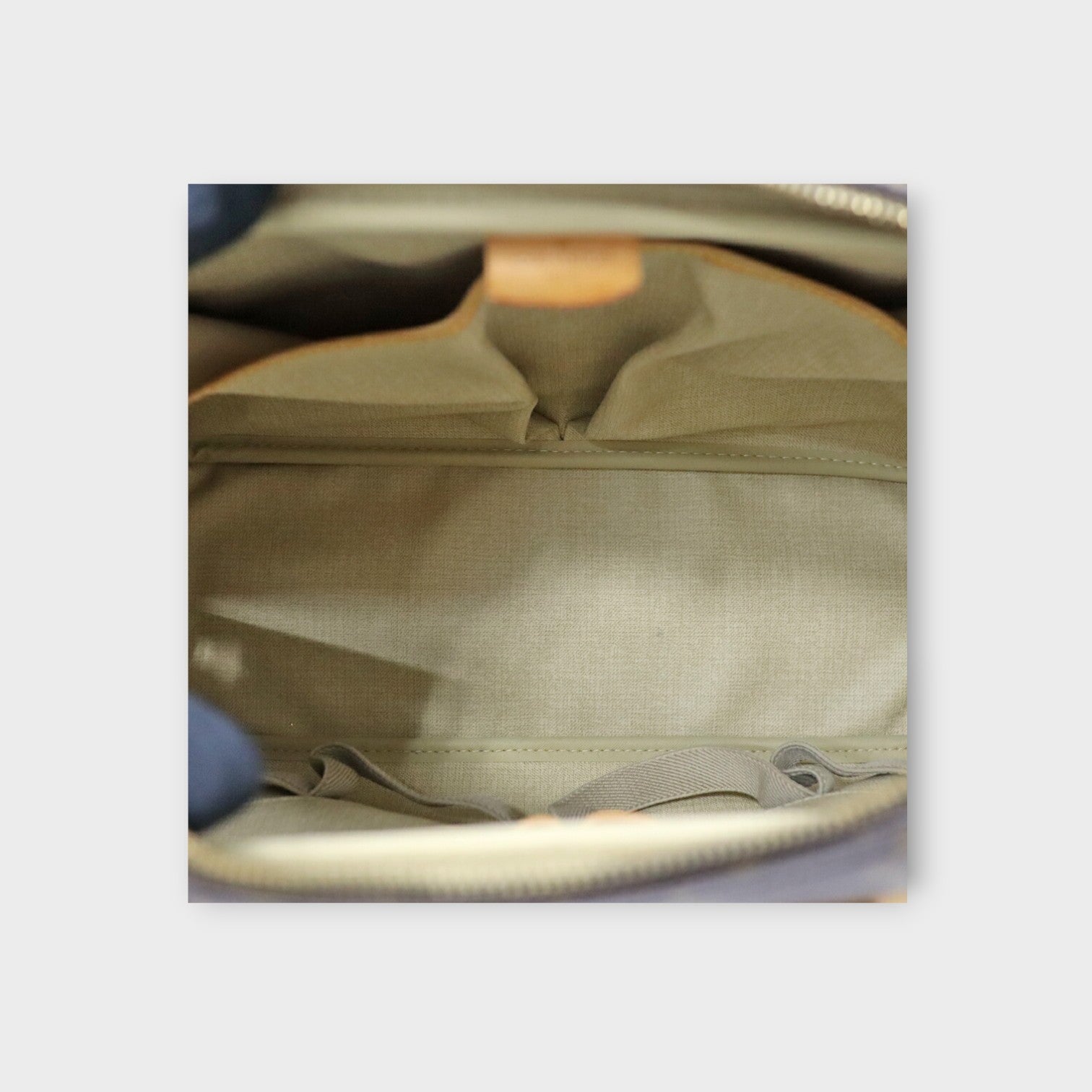 Louis Vuitton M47270 Bowling Vanity Deauville Brown PVC Leather【B】
