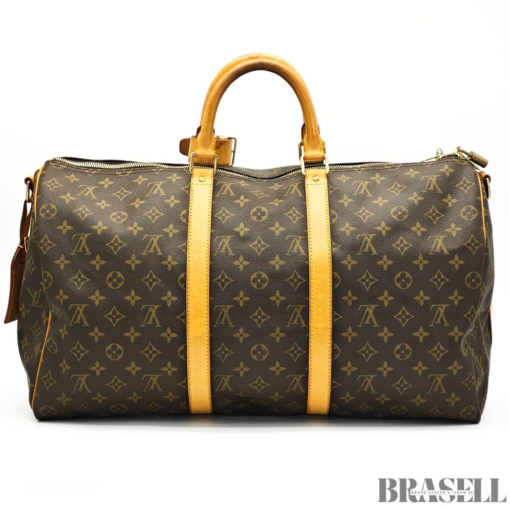 Louis Vuitton Keepall Bandoulière 50 M41416 Handbag Boston Bag Large Brown