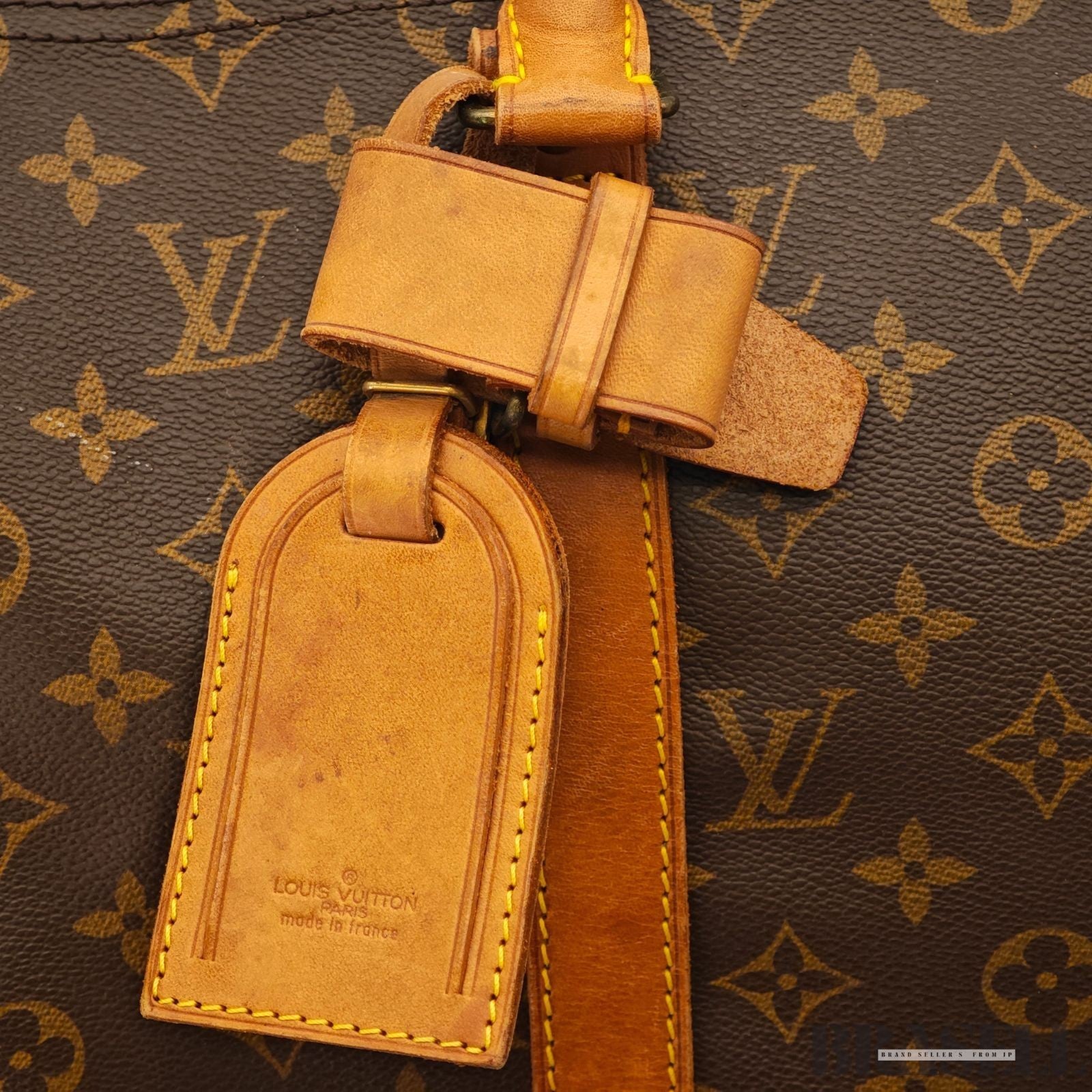 Louis Vuitton Keepall 50 Monogram M41426 Boston Bag Brown With Padlock Key