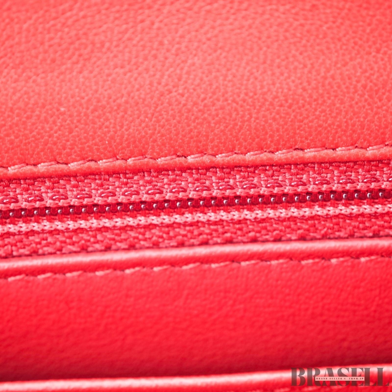 Chanel Mini Matelassé 20 Lambskin Single Flap Shoulder Bag Red Women