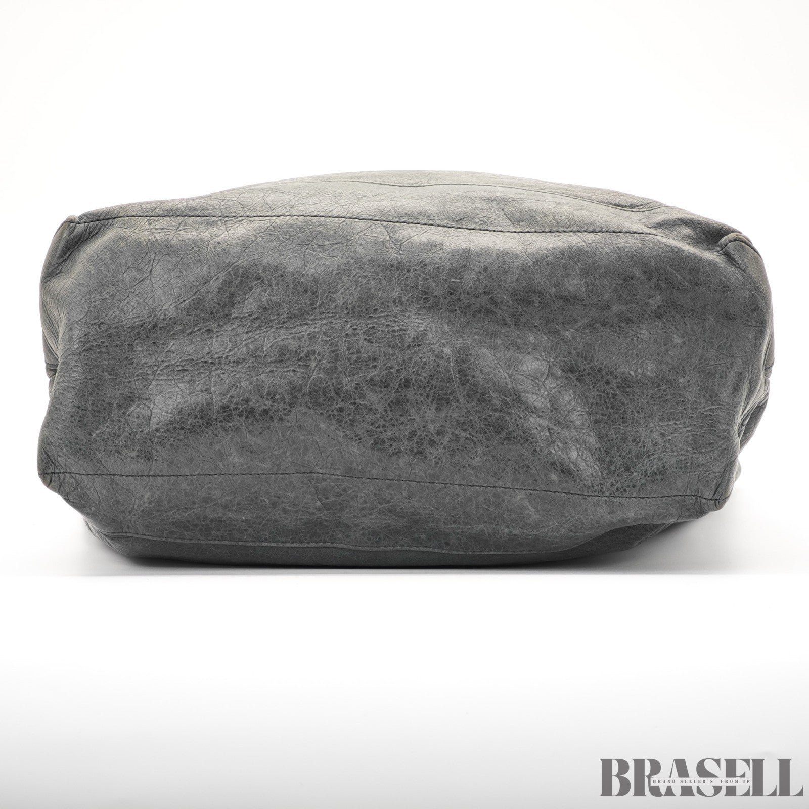 BALENCIAGA The Day Shoulder Bag Leather Hobo Bag Black