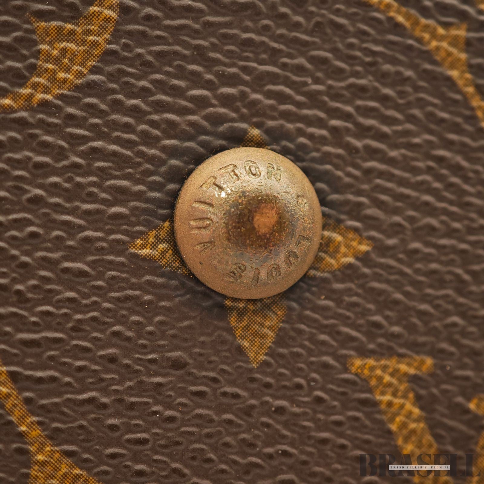 LOUIS VUITTON BUCKET GM Shoulder Tote Bag Monogram Leather Canvas Brown M42236