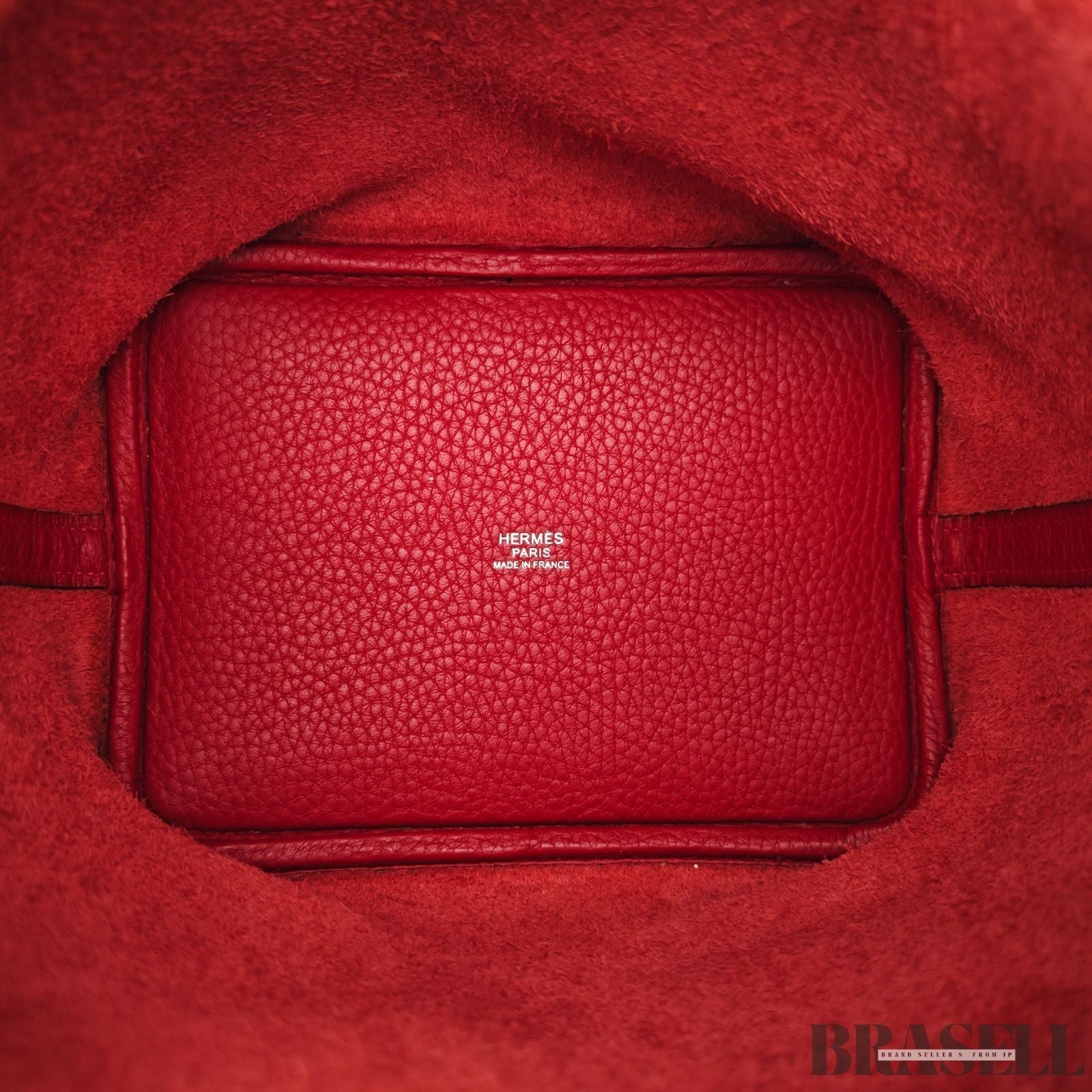 Hermes Picotin Lock PM Rouge De Coeur Bucket Bag With Box Dust Bag Padlock Key