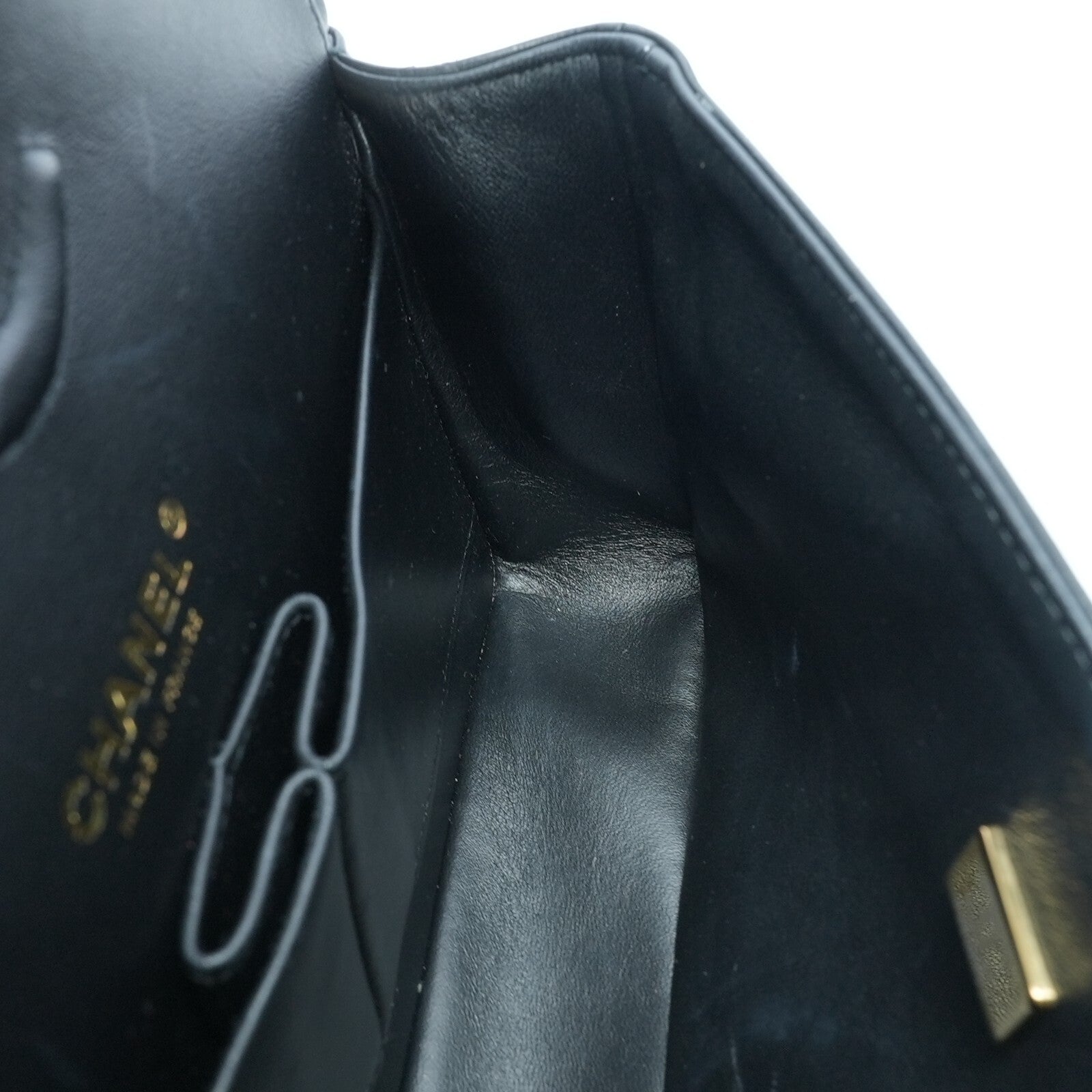 CHANEL matelasse W Flap Classic Chain Shoulder Bag A01112 Lambskin by Color【S】