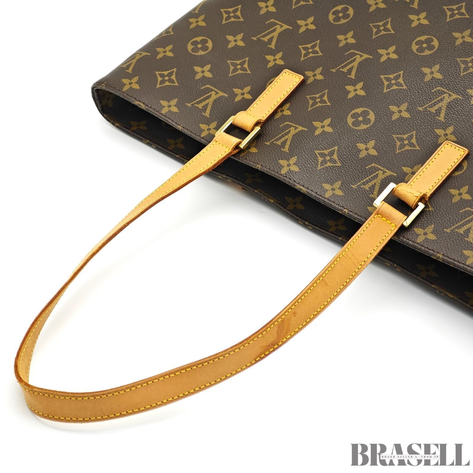 LOUIS VUITTON Luco M51155 Monogram Large Shoulder Tote Bag Brown Women’s