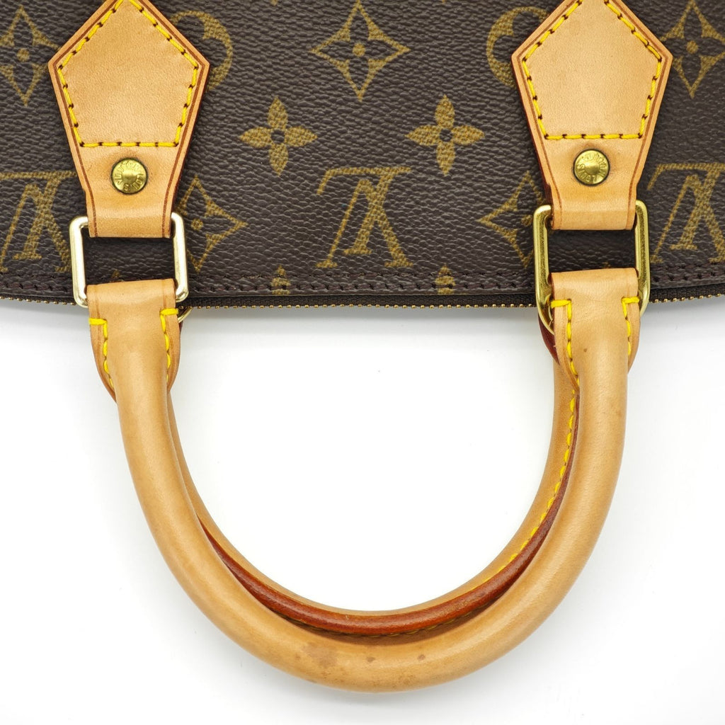 LOUIS VUITTON Monogram Alma M51130 Bag Brown Women's