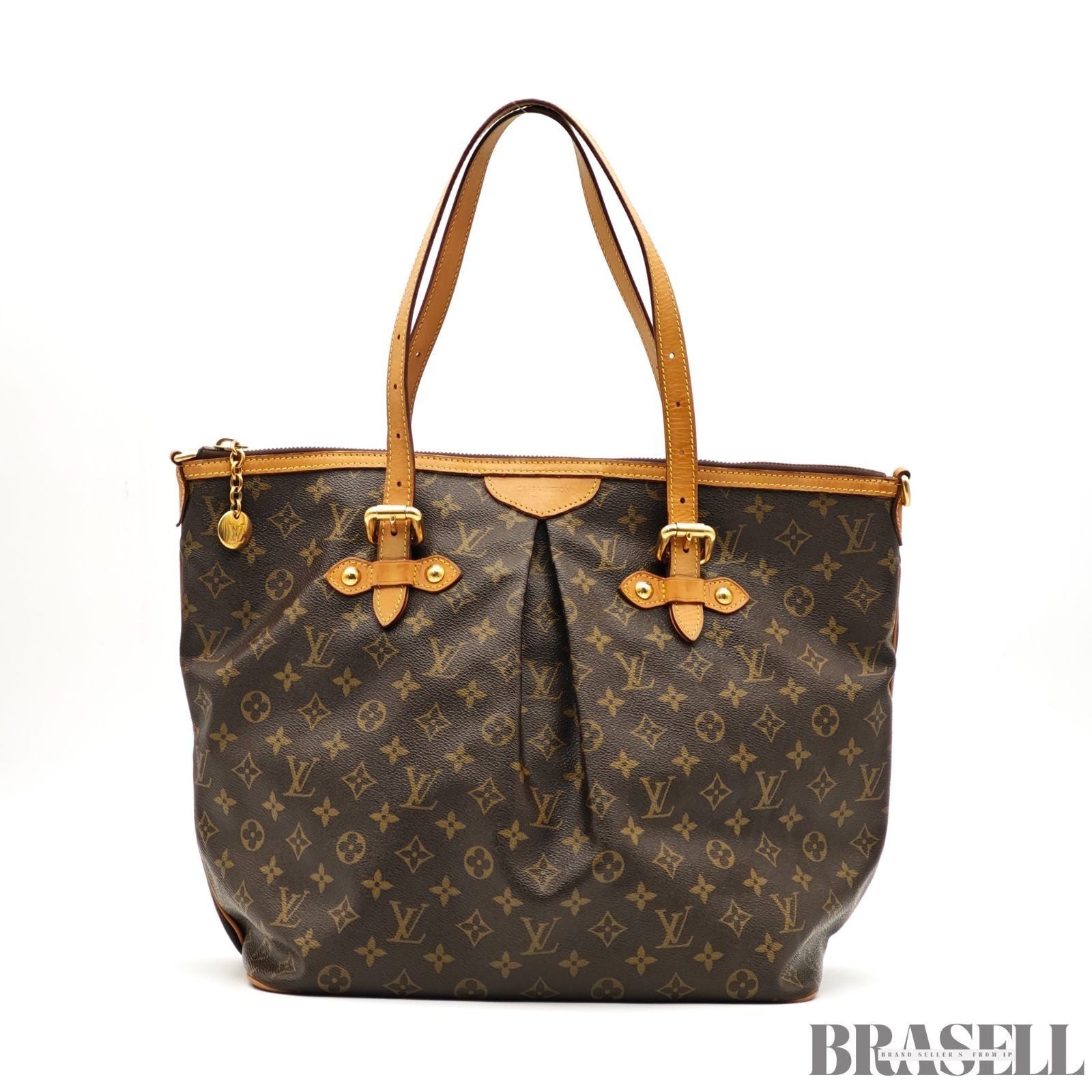 LOUIS VUITTON LV Palermo GM Shoulder Tote Bag Monogram M40146 Brown