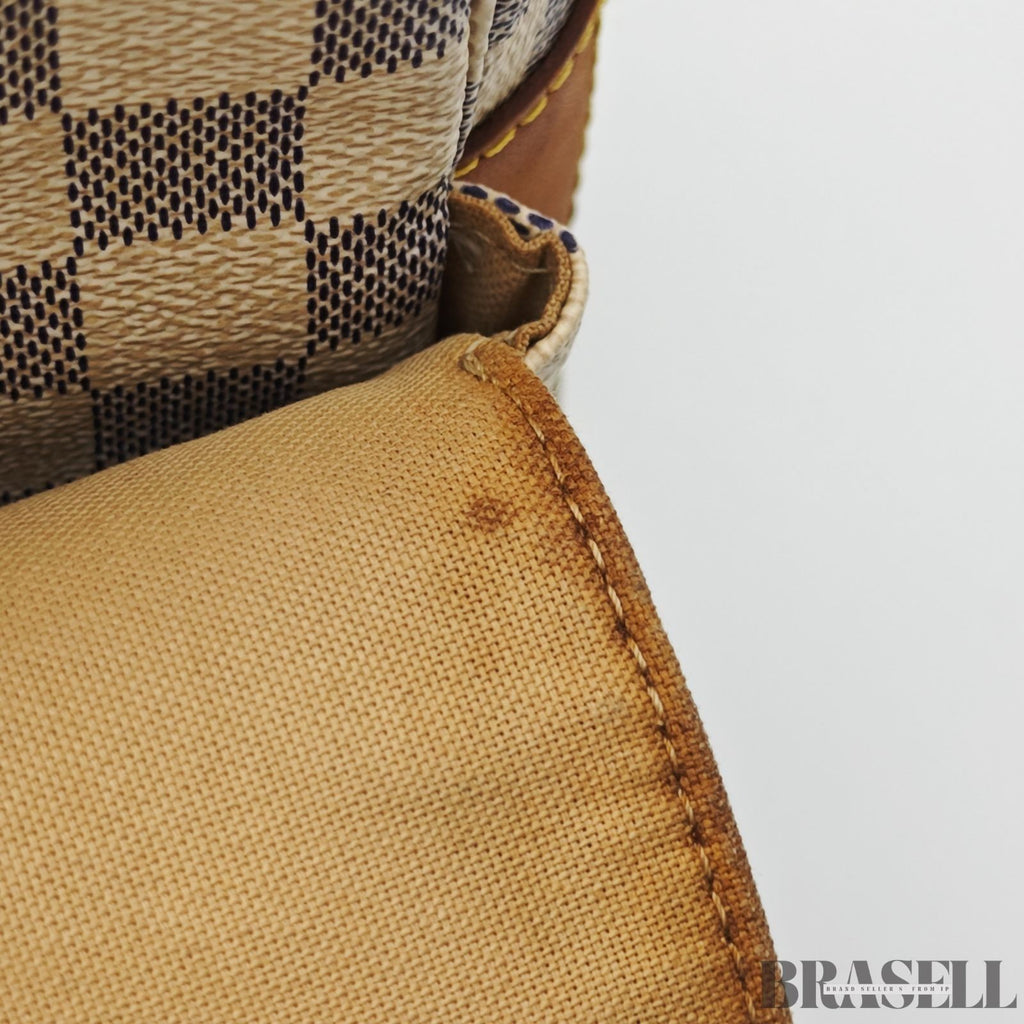 Louis Vuitton Damier Azur Naviglio N51189 Messenger Bag Shoulder Bag Off White