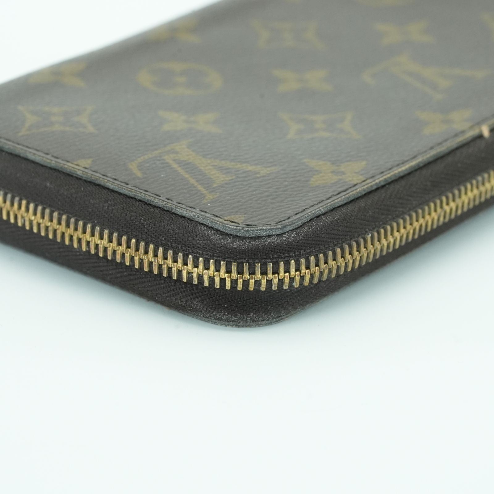LOUIS VUITTON Zippy Wallet M41895 Long Wallet Brown