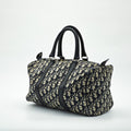 Dior Trotter Boston Bag Canvas Navy Color Women’s Bag
