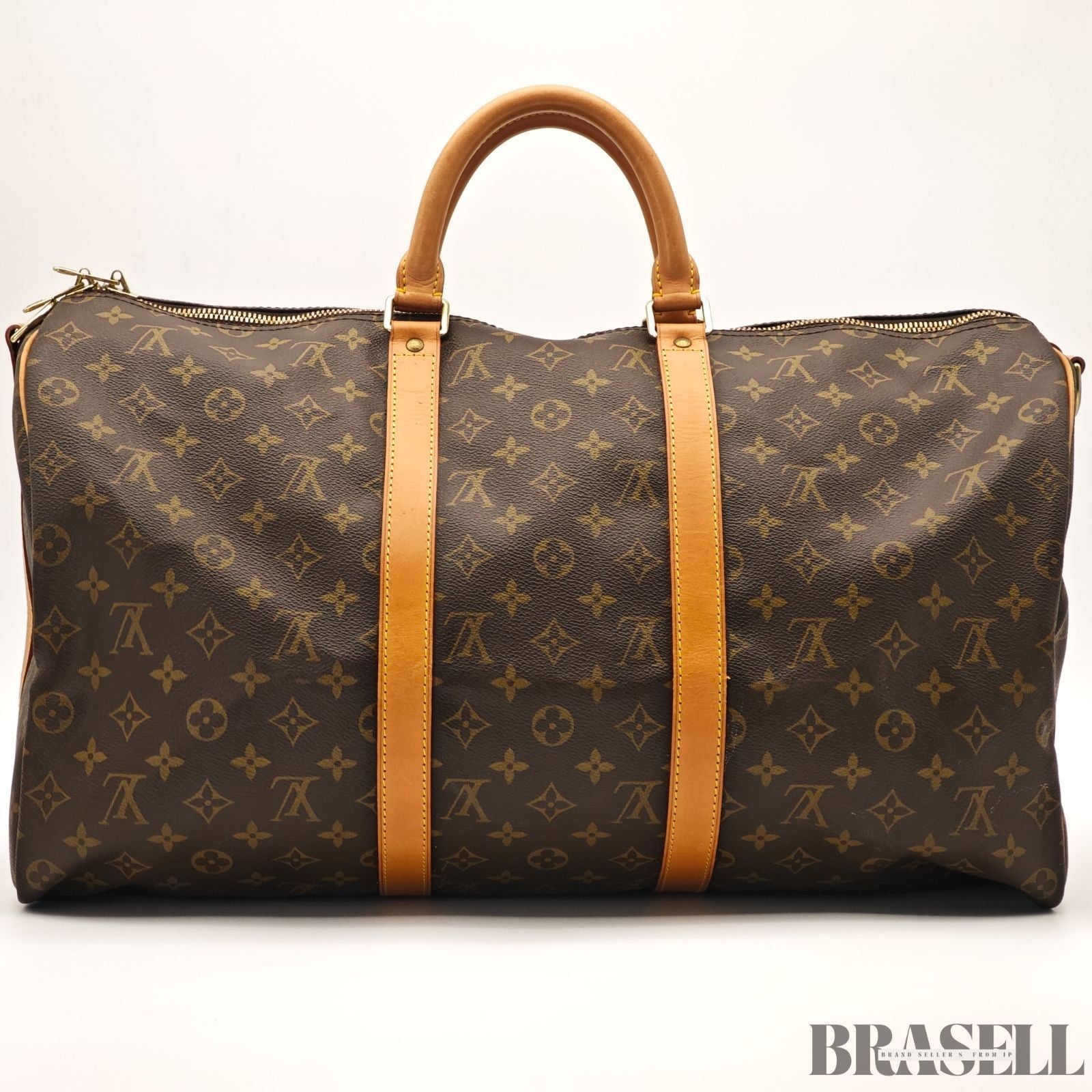 Louis Vuitton Keepall Bandoulière 50 M41416 Boston Bag Large Capacity Brown