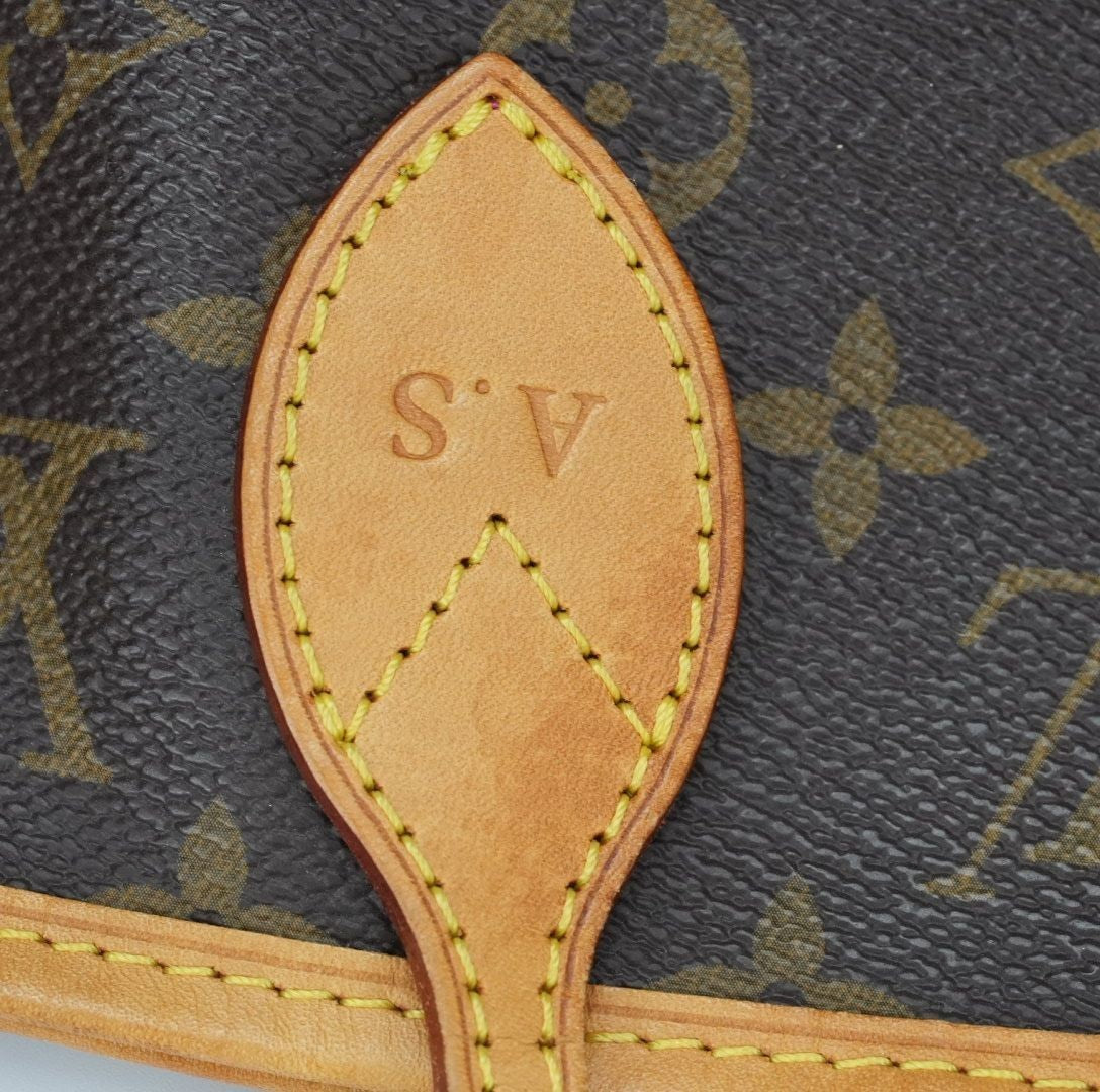LOUIS VUITTON Monogram Neverfull MM Pivoine Tote Bag with Pouch M41178
