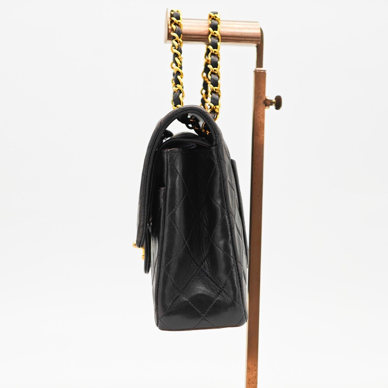 CHANEL Matelasse Chain Shoulder Bag 2way Flap Black Women's Men's