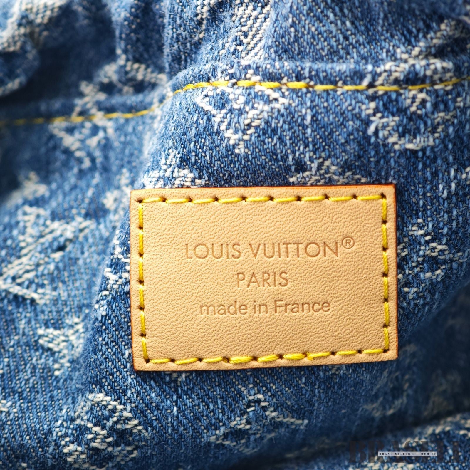 Louis Vuitton Nano Noe M83043 Monogram Denim Blue Cotton w/Dust Bag Strap