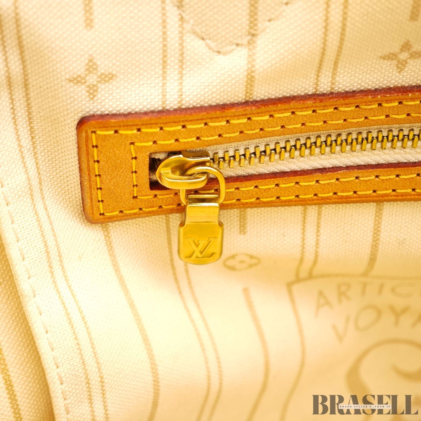 LOUIS VUITTON Neverfull MM N51107 Damier Azur Tote Bag Large Canvas Unisex