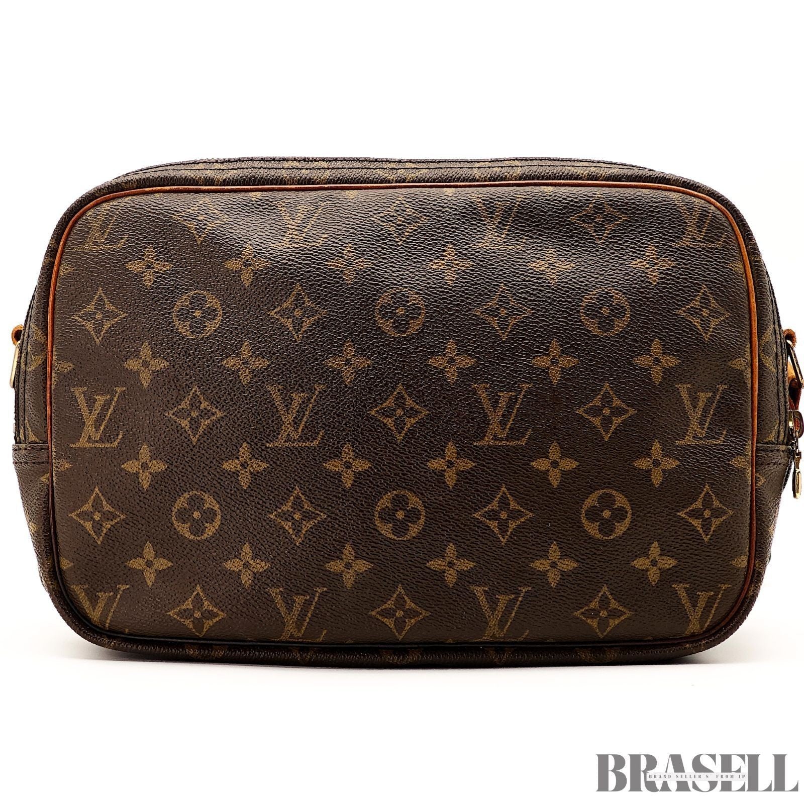 LOUIS VUITTON Reporter PM Crossbody Shoulder Bag Monogram Canvas Leather M45254