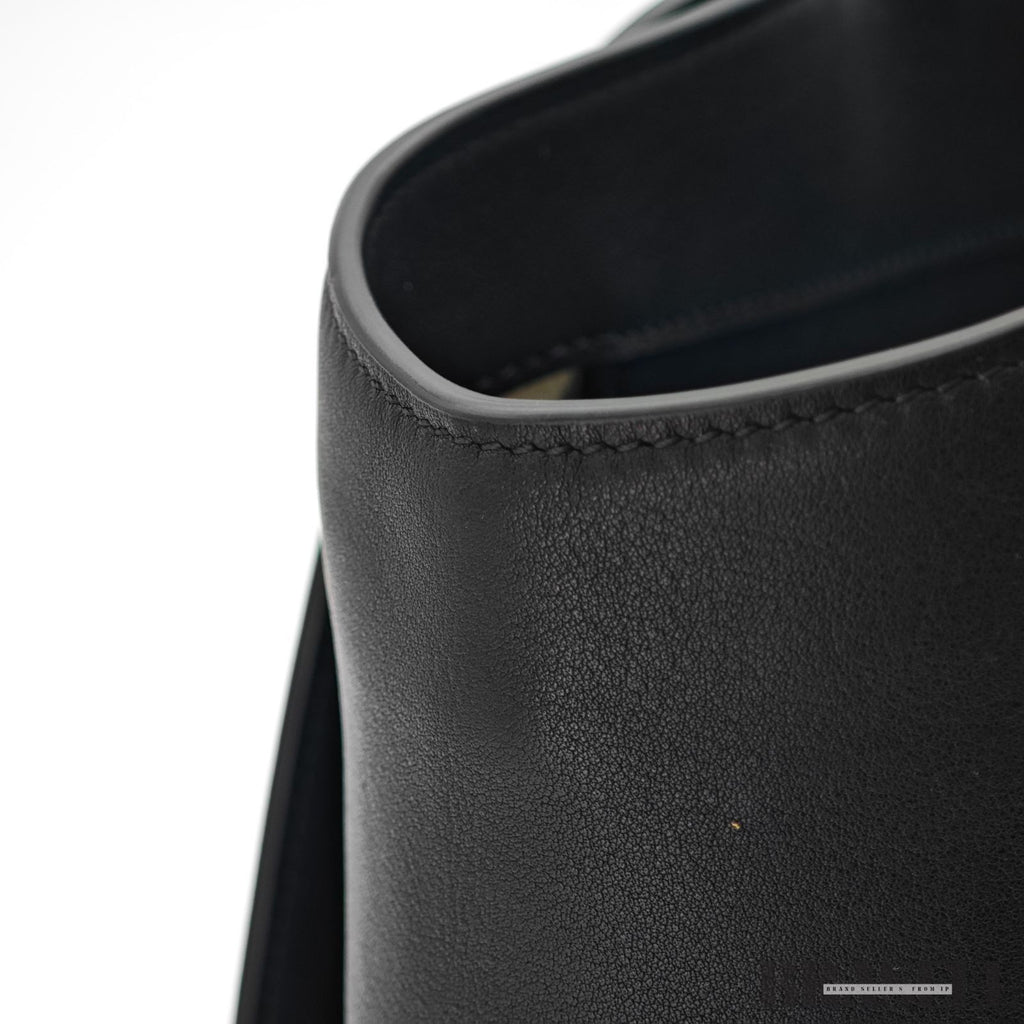 The Row Marlo 17 Leather Tote Bag Handbag Black Women's Made in Italy