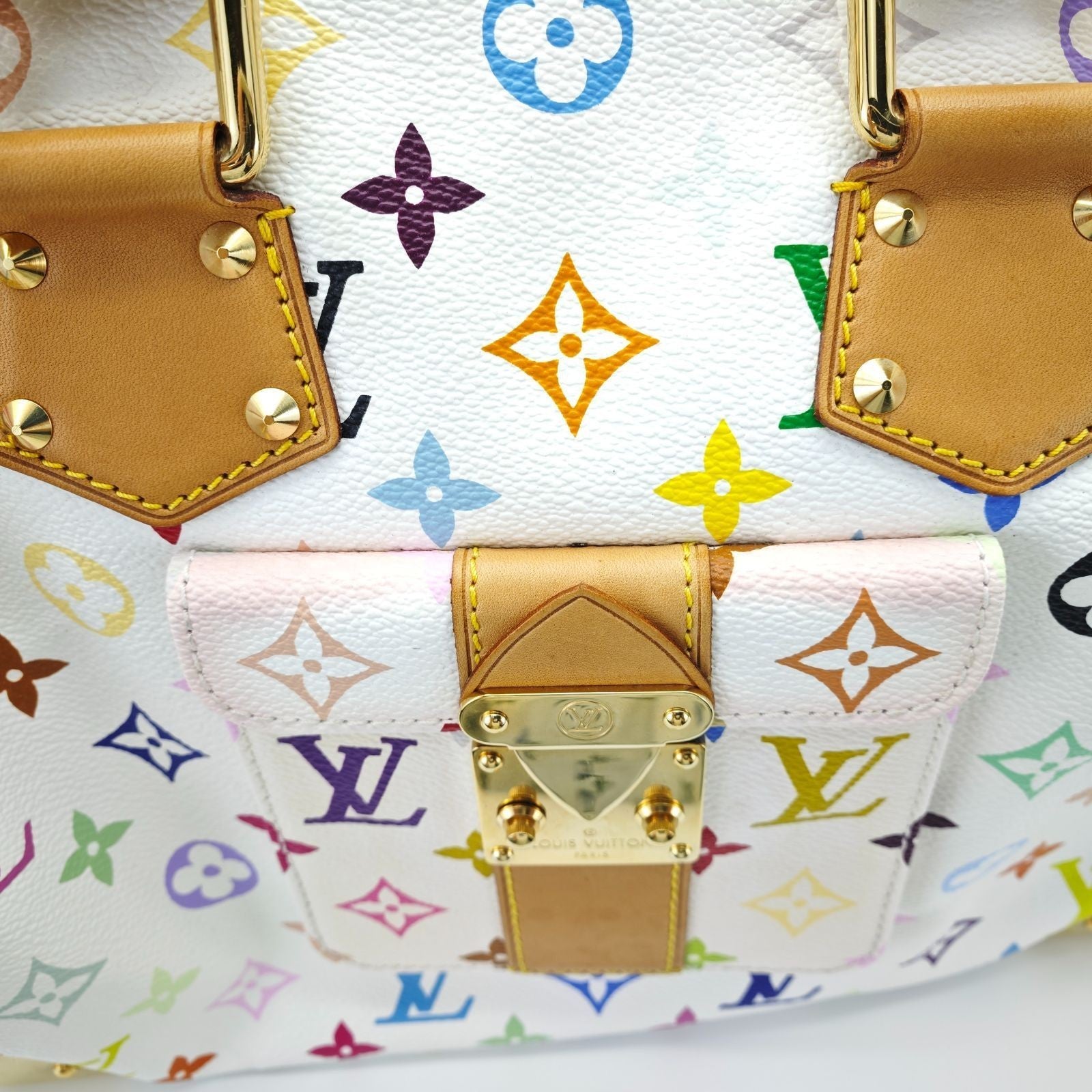 LOUIS VUITTON Monogram Multicolor Speedy 30 Handbag Mini Boston Bag M92643