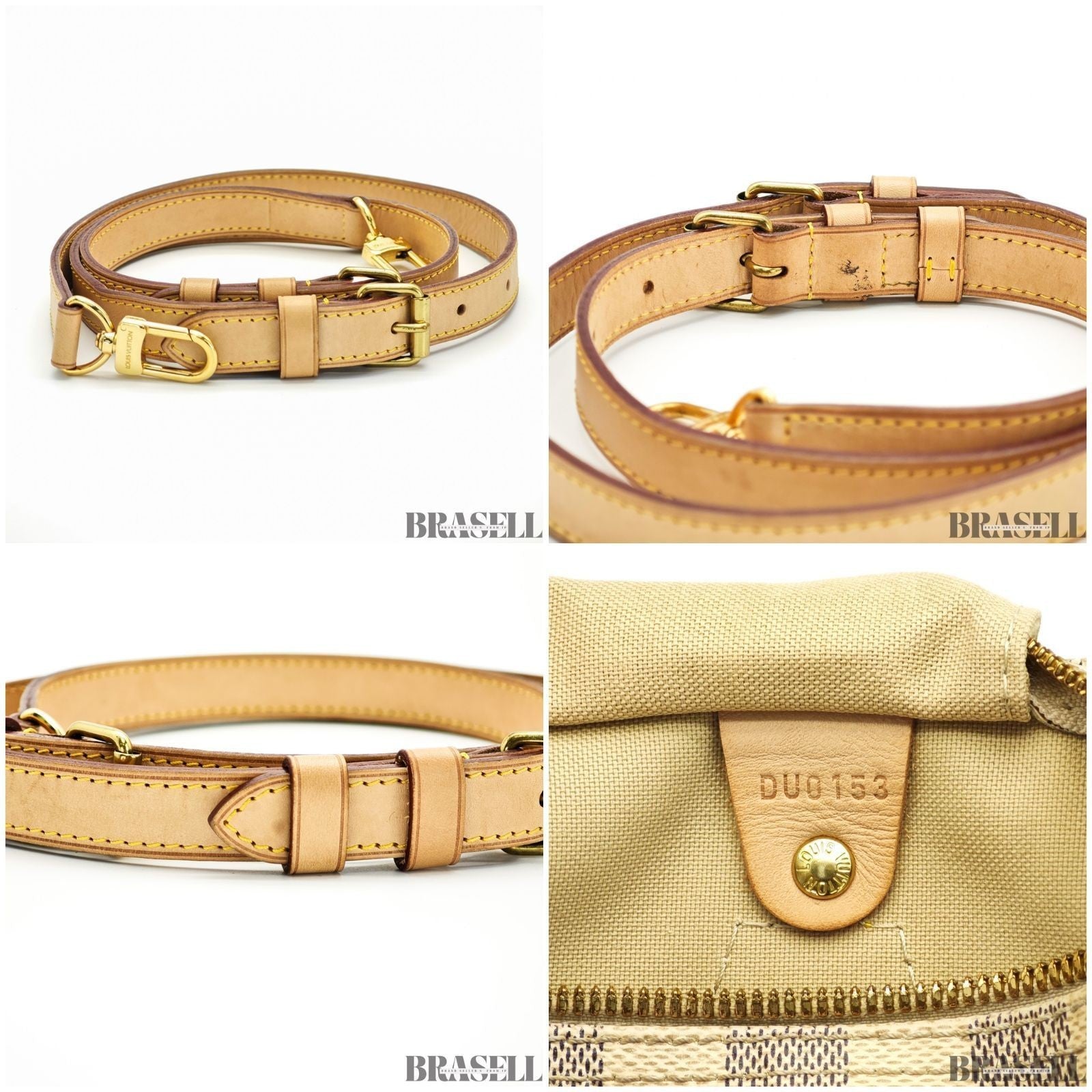 Louis Vuitton Azur Speedy Bandoulière 30 N40592 Handbag Shoulder Bag 2Way Ivory