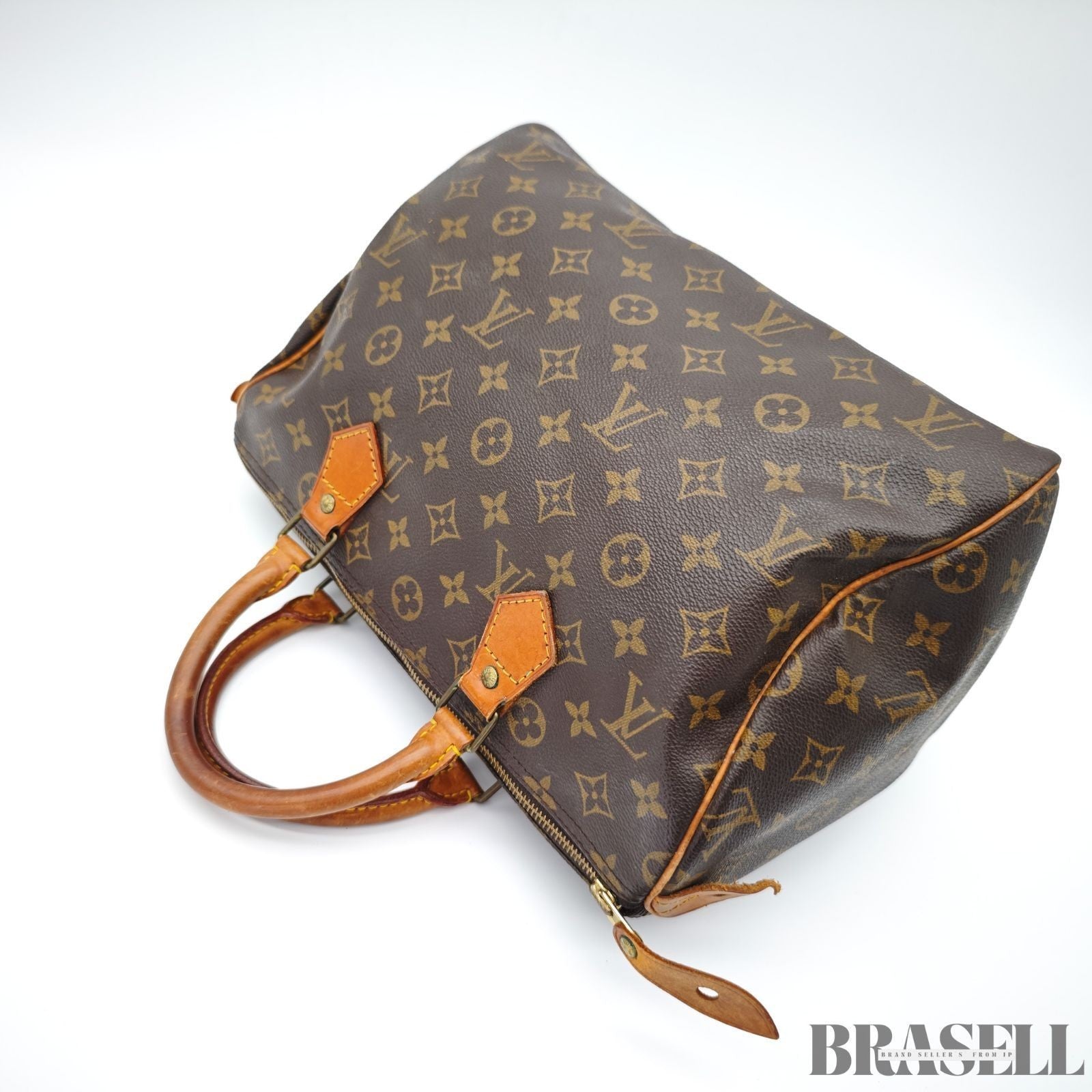 LOUIS VUITTON Monogram Speedy 30 M41526 Handbag Mini Boston Bag Brown Women