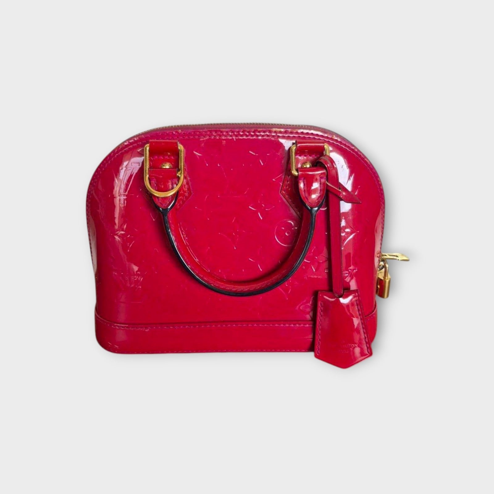 LOUIS VUITTON Alma BB Shoulder Bag Pink Rose Indigo