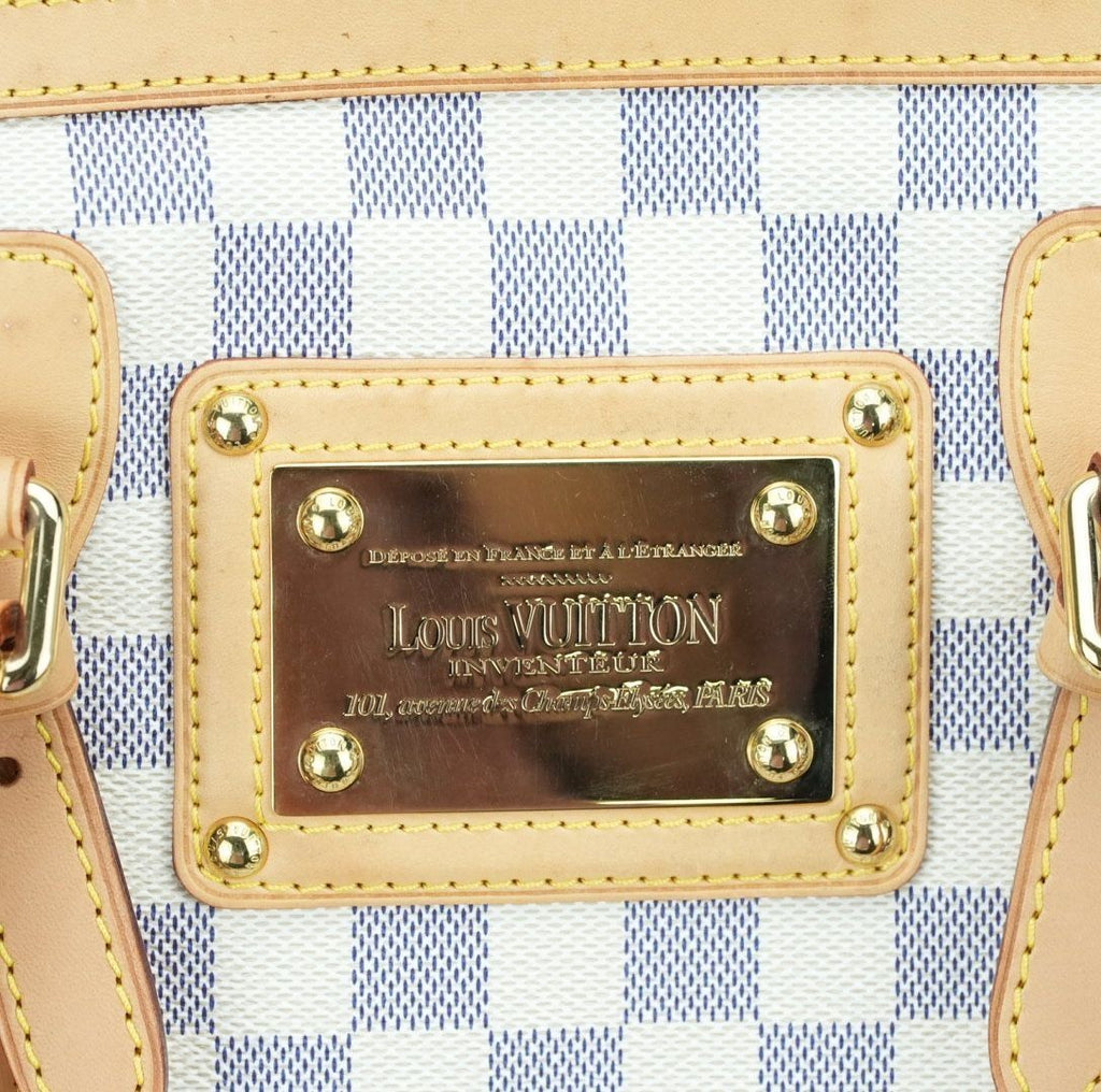 LOUIS VUITTON Berkeley N52001 Boston Bag Travel Large Capacity White