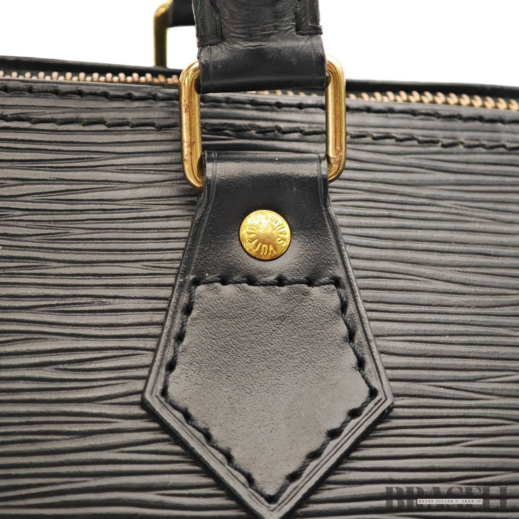 Louis Vuitton Speedy 30 Epi Leather Noir Handbag Mini Boston Bag M59022 France